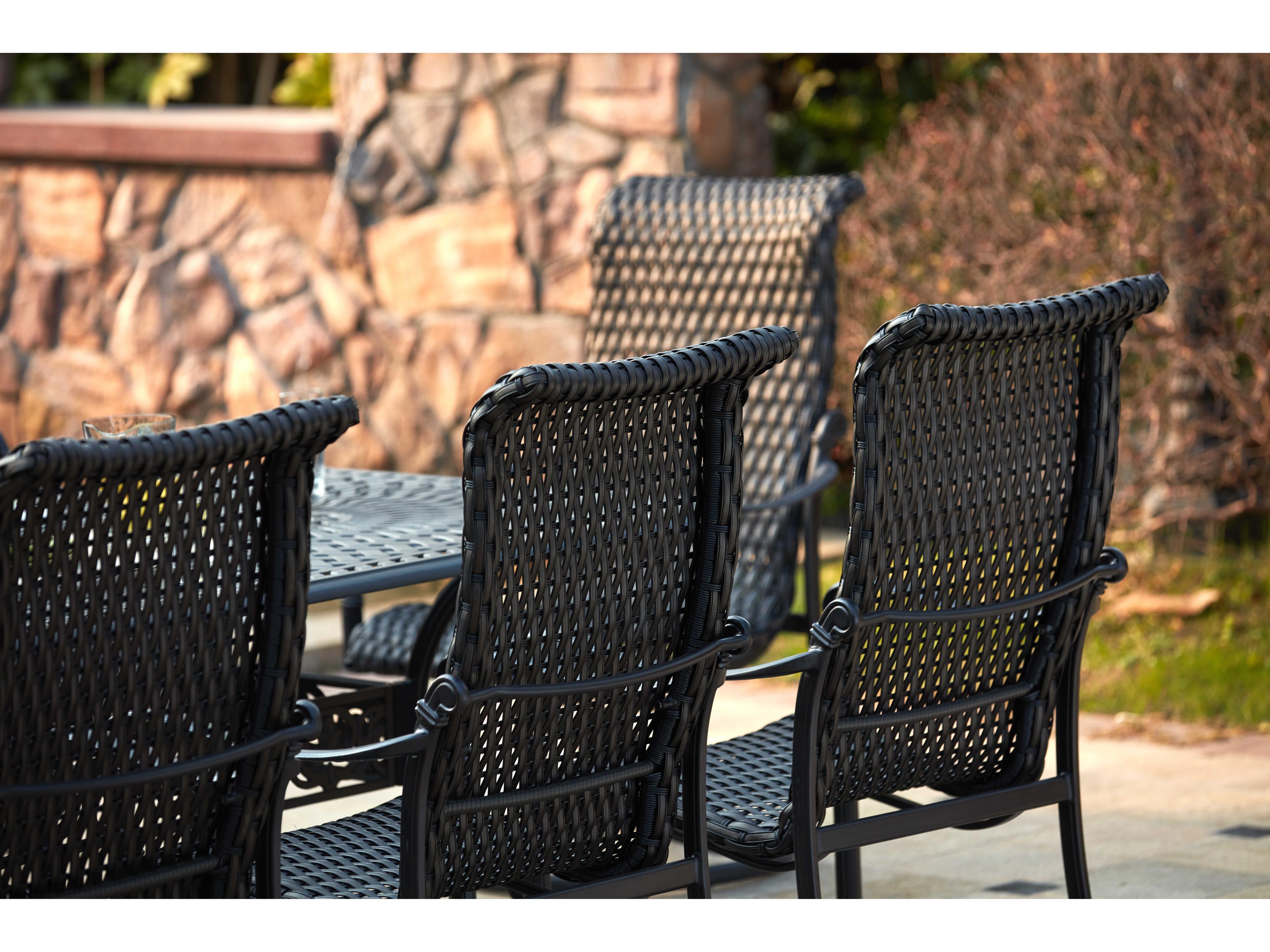 Darlee Outdoor Living Victoria Cast Aluminum Casual Patio Dining Set