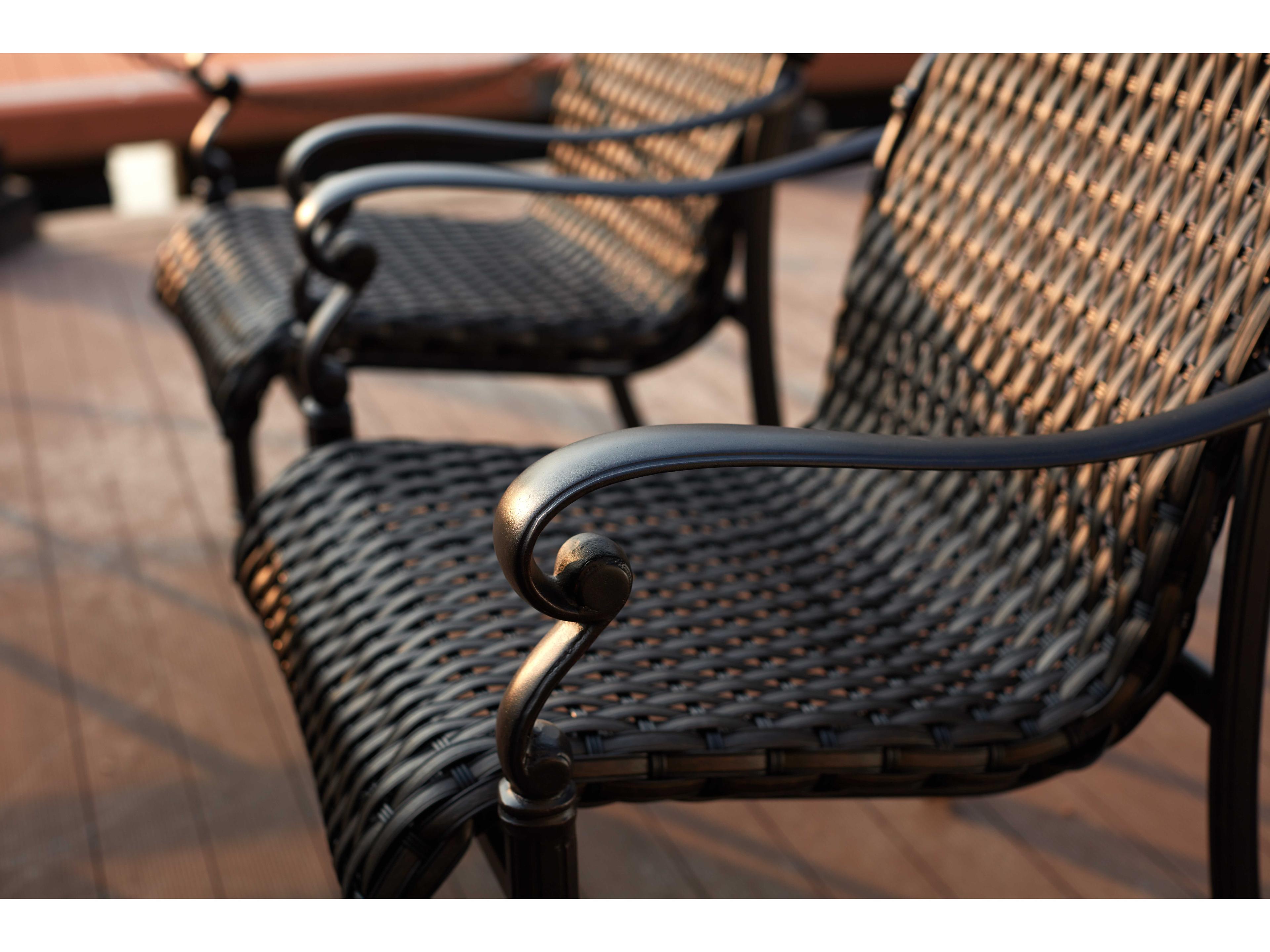 Darlee Outdoor Living Victoria Cast Aluminum Casual Patio Dining Set