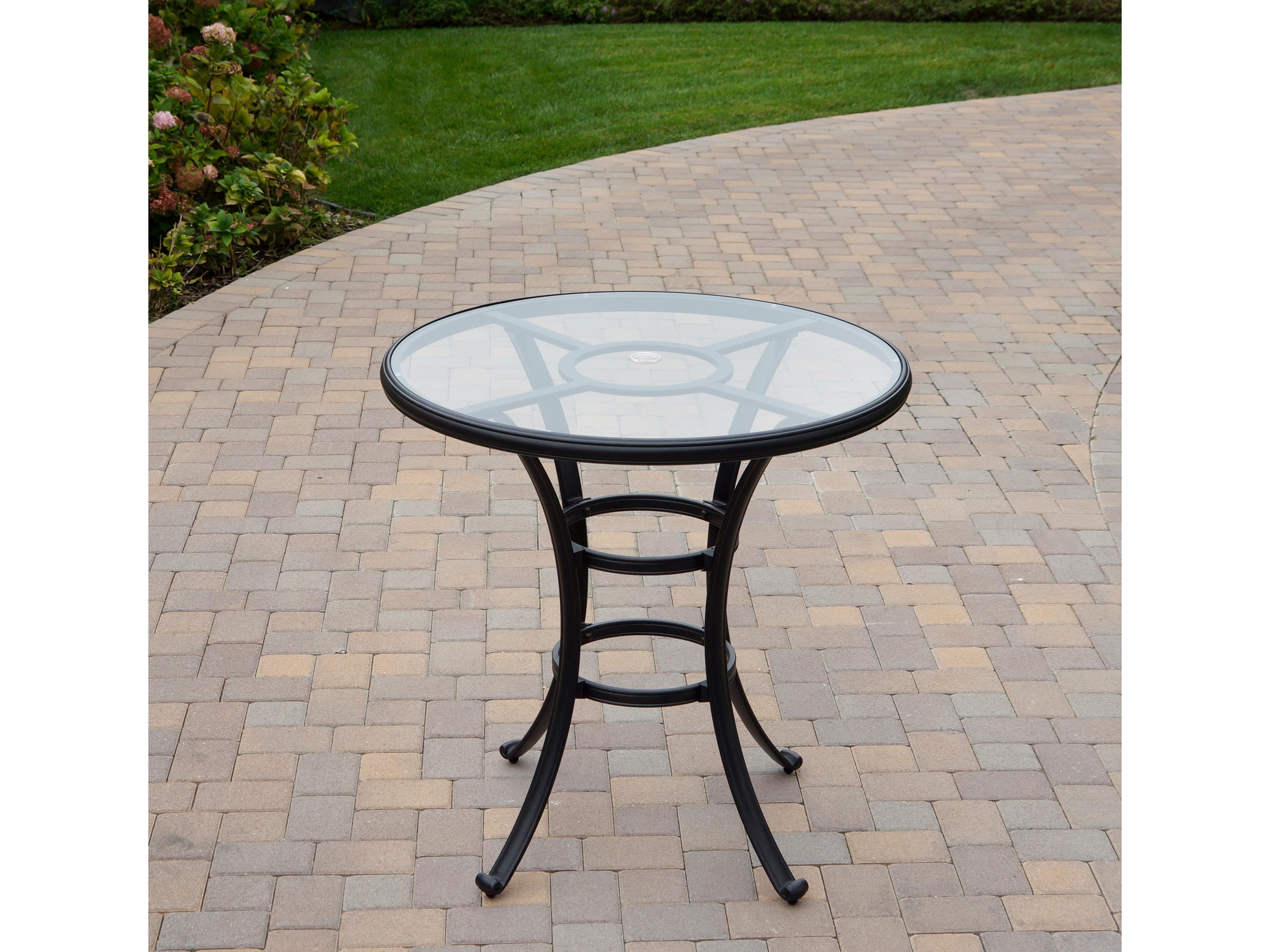 Darlee Outdoor Living Nassau Cast Aluminum 5-Piece Patio Bar Set