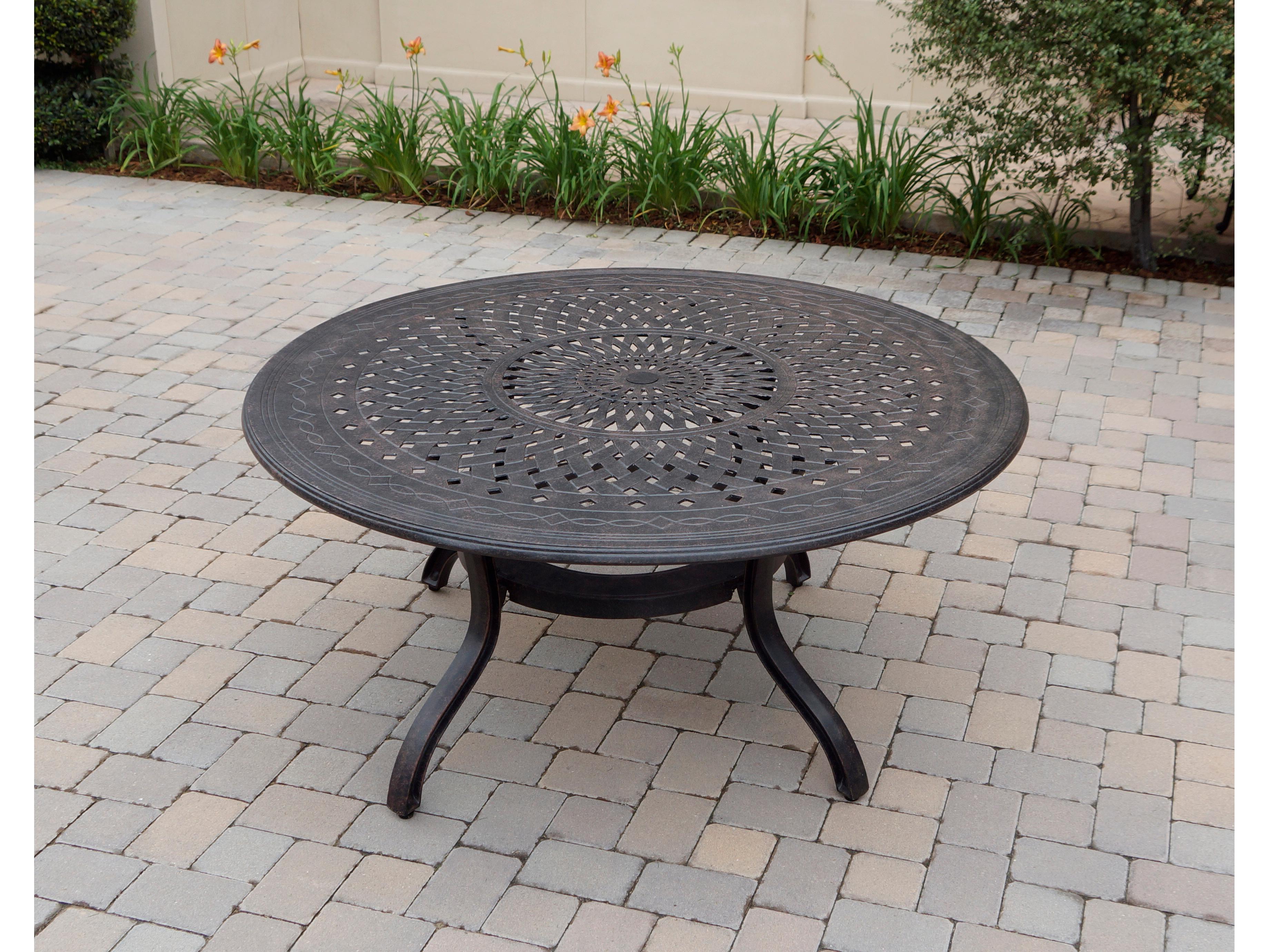 Darlee Outdoor Living Nassau Cast Aluminum 7-Piece Patio Dining Set