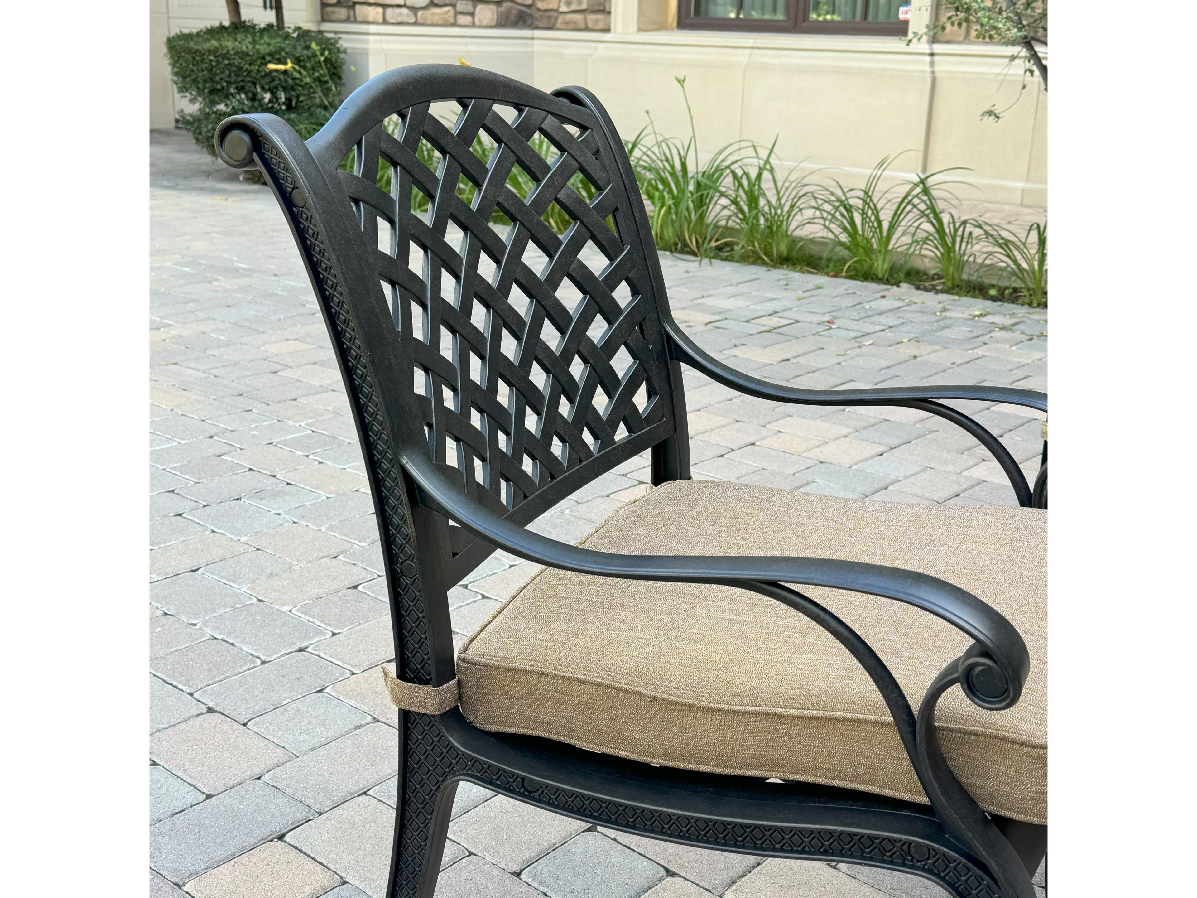 Darlee Outdoor Living Nassau Cast Aluminum 7-Piece Patio Dining Set