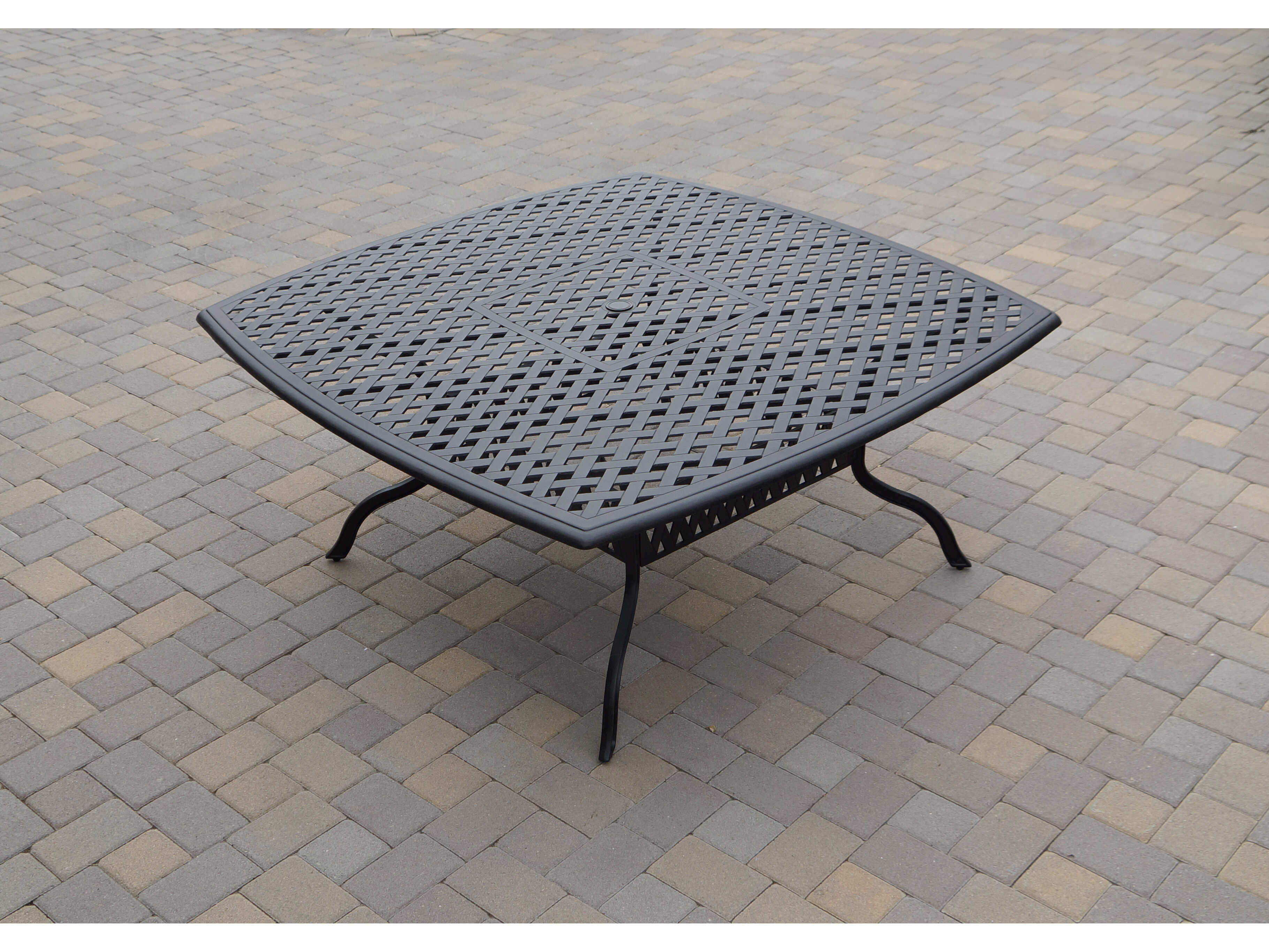 Darlee Outdoor Living Santa Monica Cast Aluminum Antique Bronze 9 Piece Dining Set