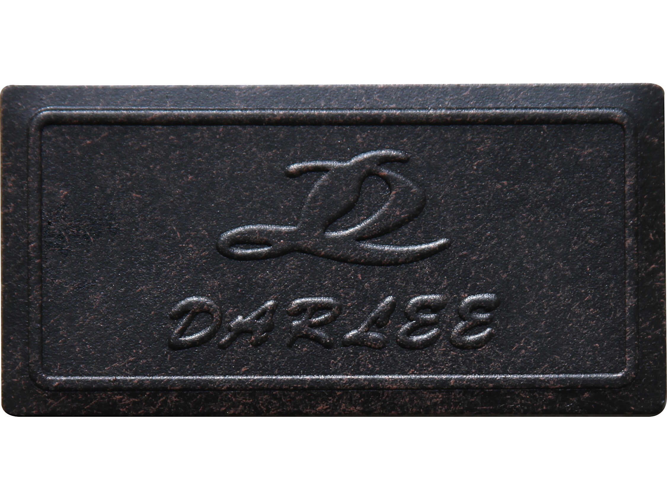 Darlee Outdoor Living Santa Monica Cast Aluminum Antique Bronze Ottoman Set of 2