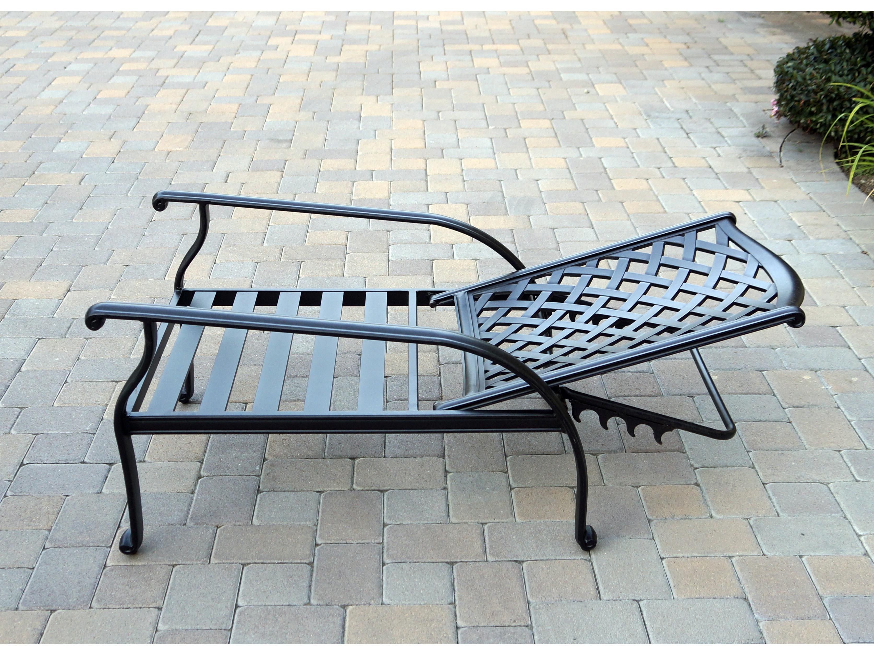 Darlee Outdoor Living Nassau Cast Aluminum Antique Bronze 3 Piece Lounge Set in Sesame Cushions with 24'' Wide Round End Table