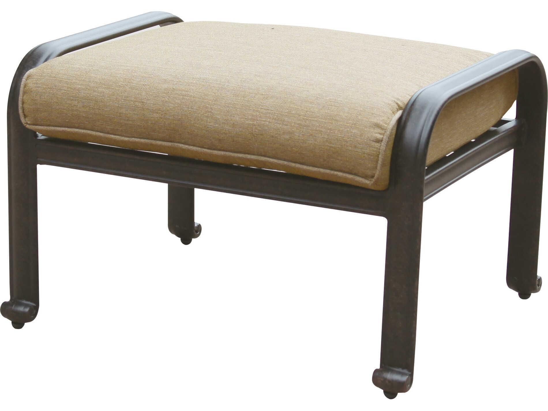 Darlee Outdoor Living Elisabeth Cast Aluminum Antique Bronze 6 Piece Lounge Set