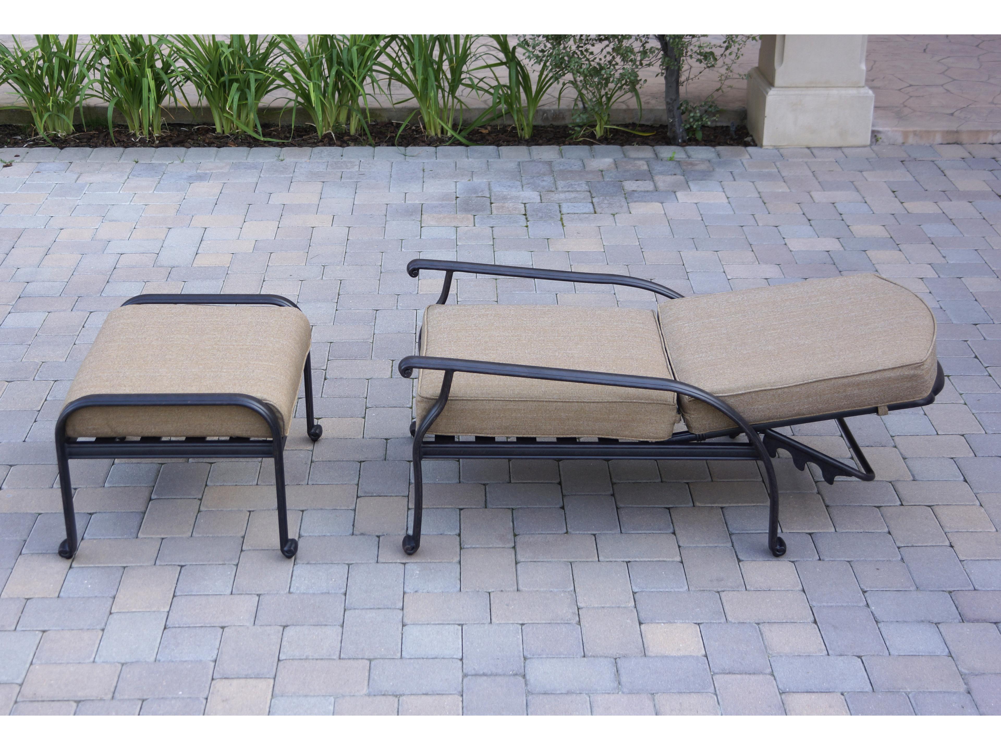 Darlee Outdoor Living Elisabeth Cast Aluminum Antique Bronze 5 Piece Lounge Set