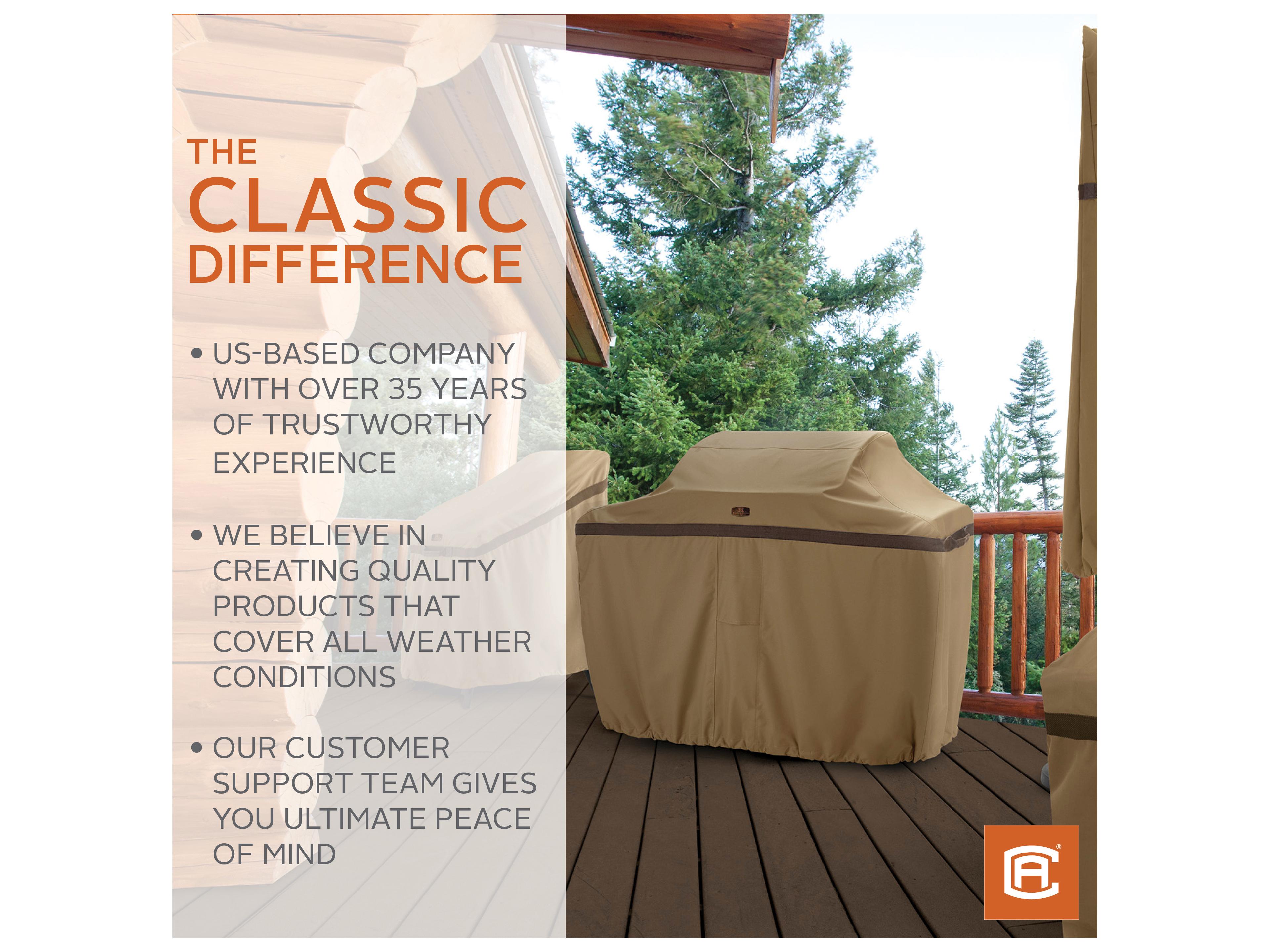 Duck Covers Hickory Tan 54 Inch BBQ Grill Cover