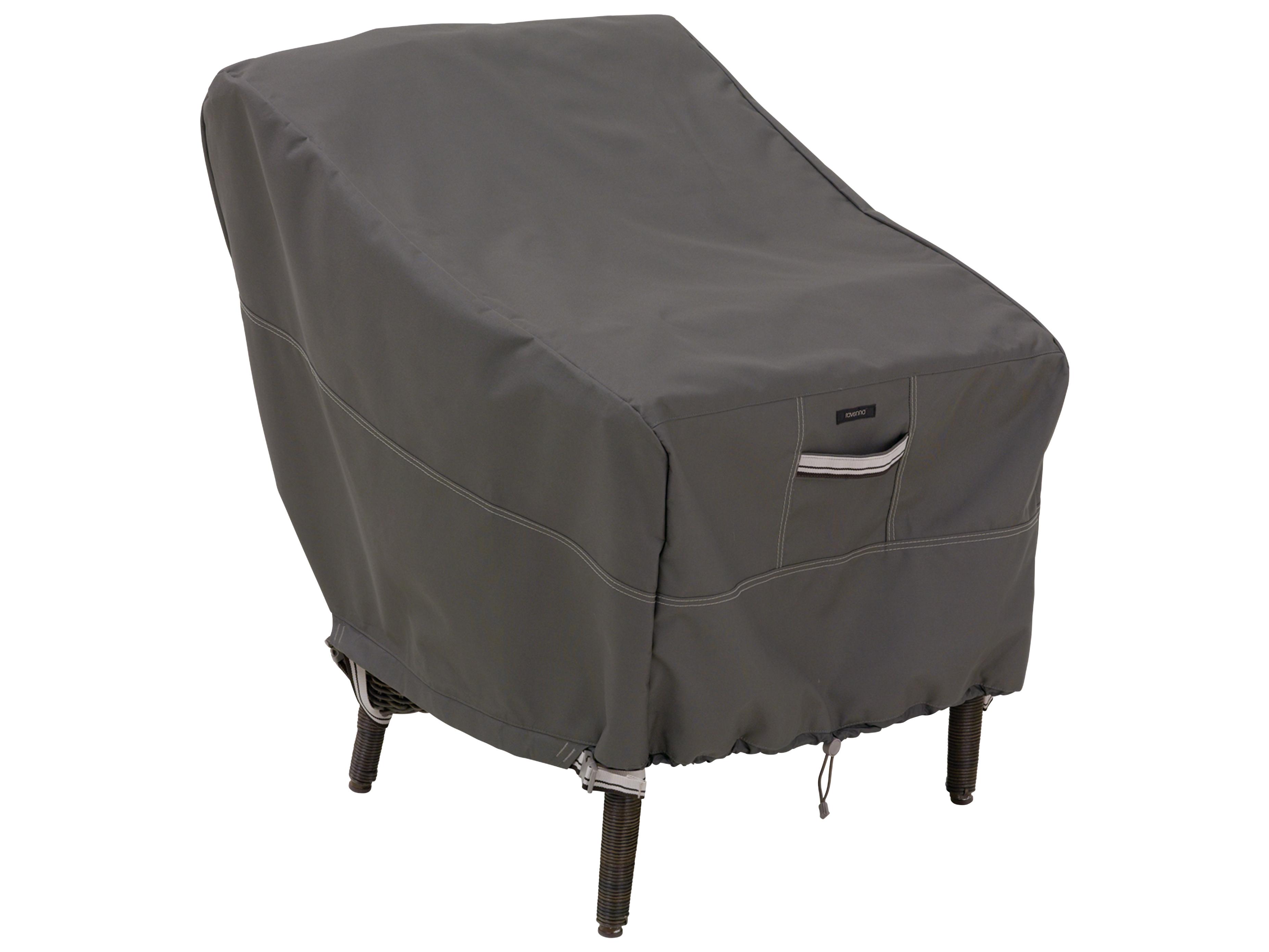Duck Covers Ravenna Dark Taupe 25.5 Inch Chair Cover