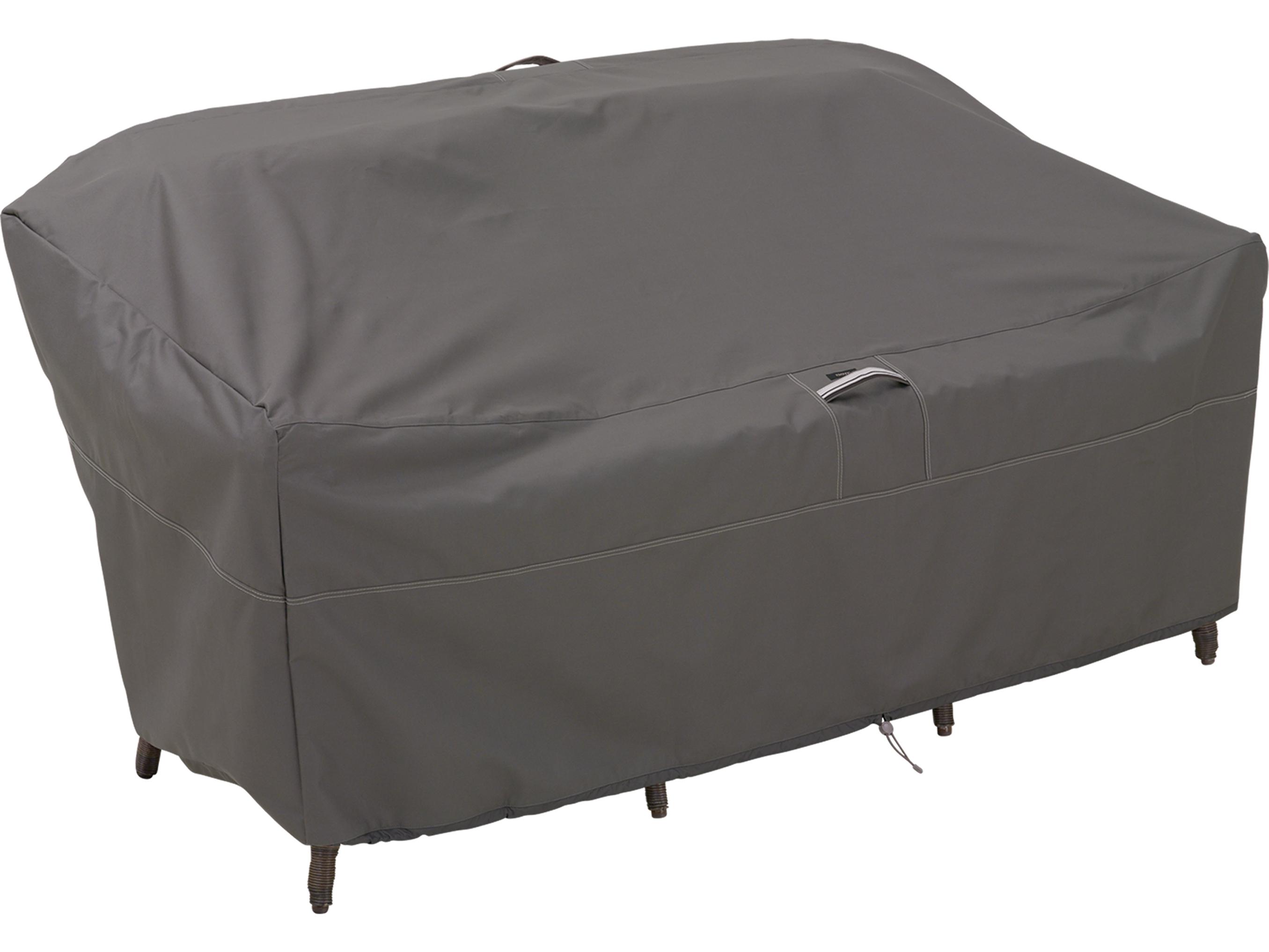 Duck Covers Ravenna Dark Taupe 76 Inch Sofas/Loveseat Cover