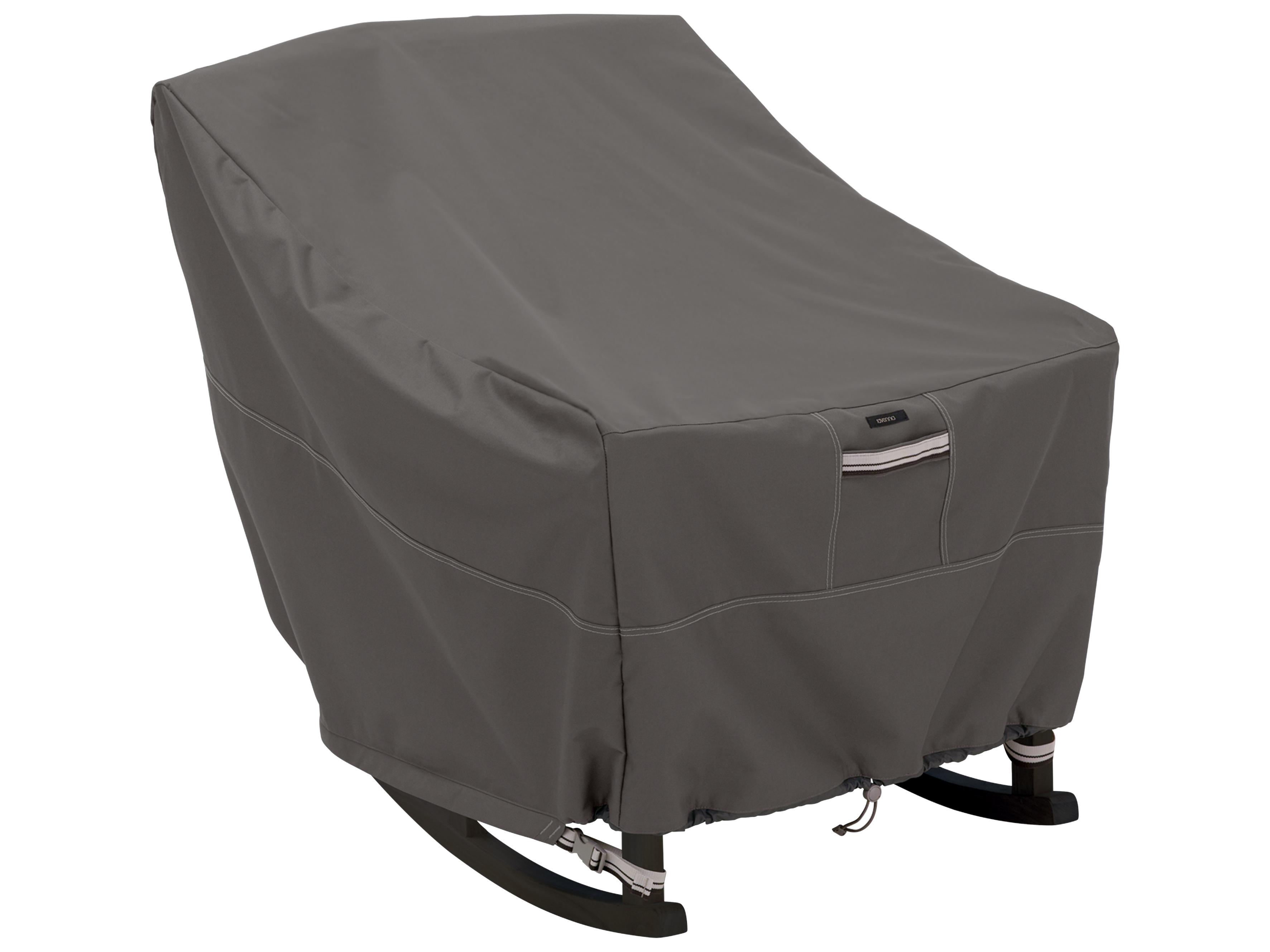 Duck Covers Ravenna Dark Taupe 27.5 Inch Porch Rocking Chair Cover