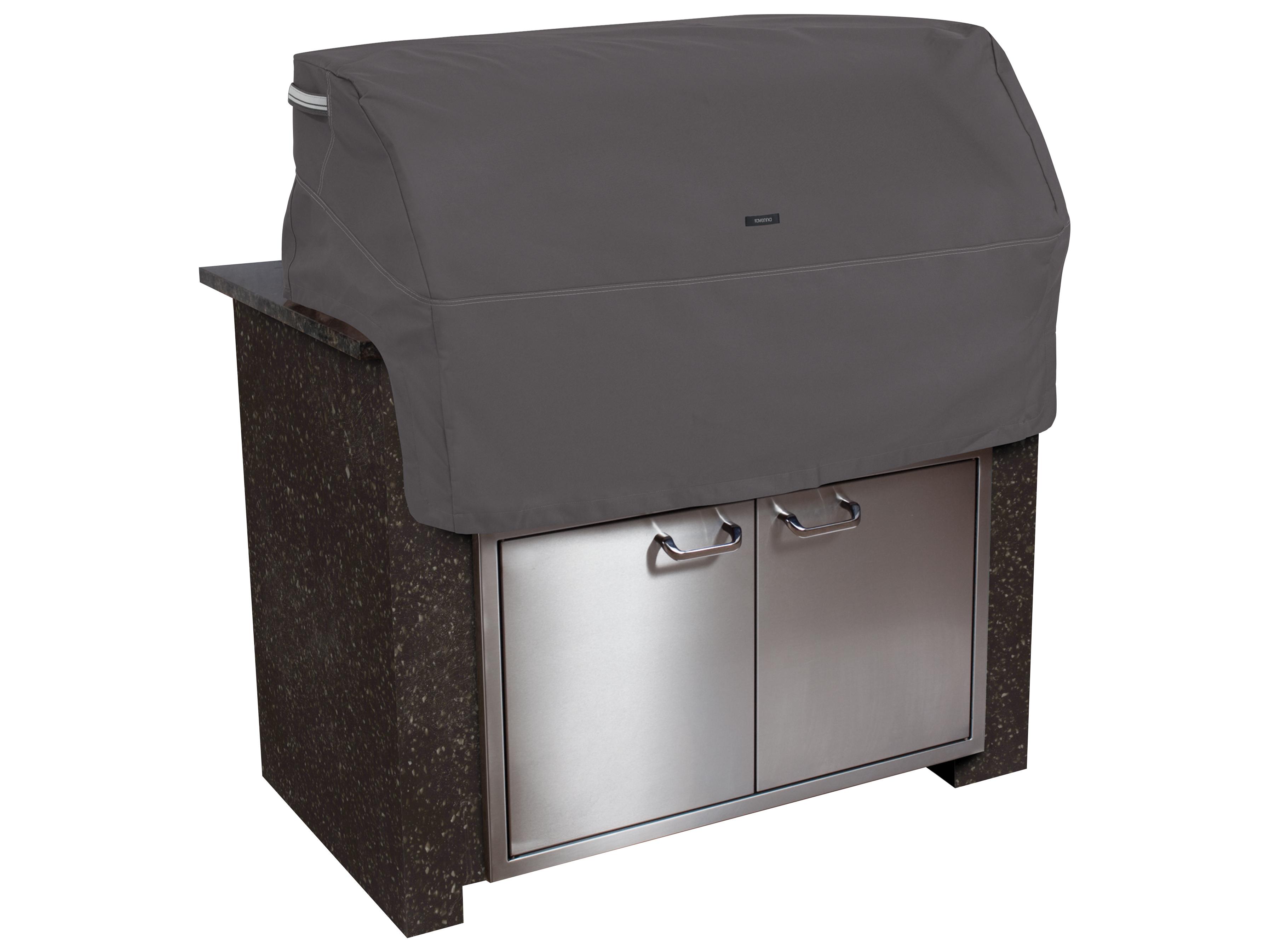 Duck Covers Ravenna Dark Taupe 38 Inch Built in Grill Top Cover