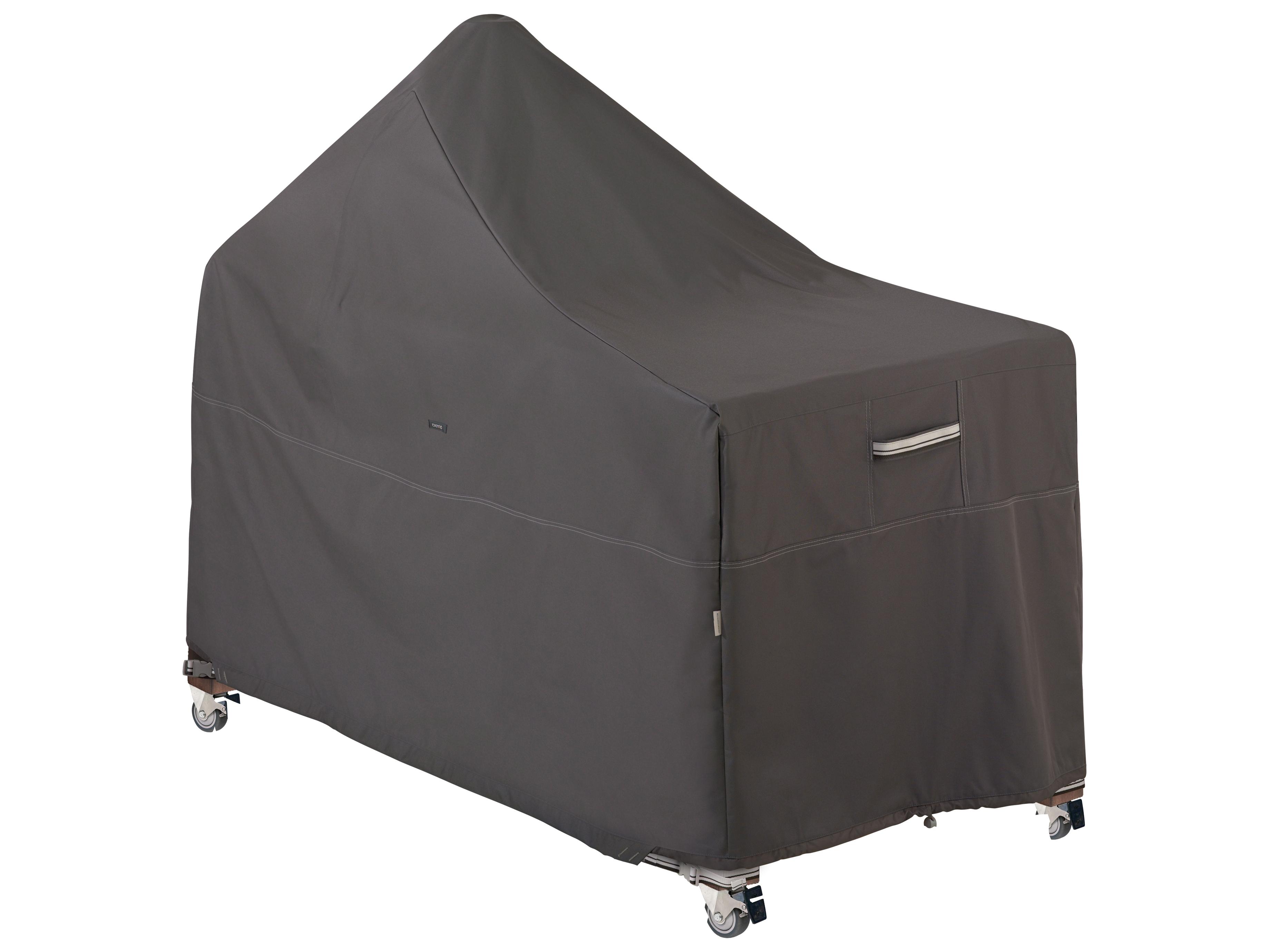 Duck Covers Ravenna Dark Taupe 62 Inch Grill with Offset Table Cover