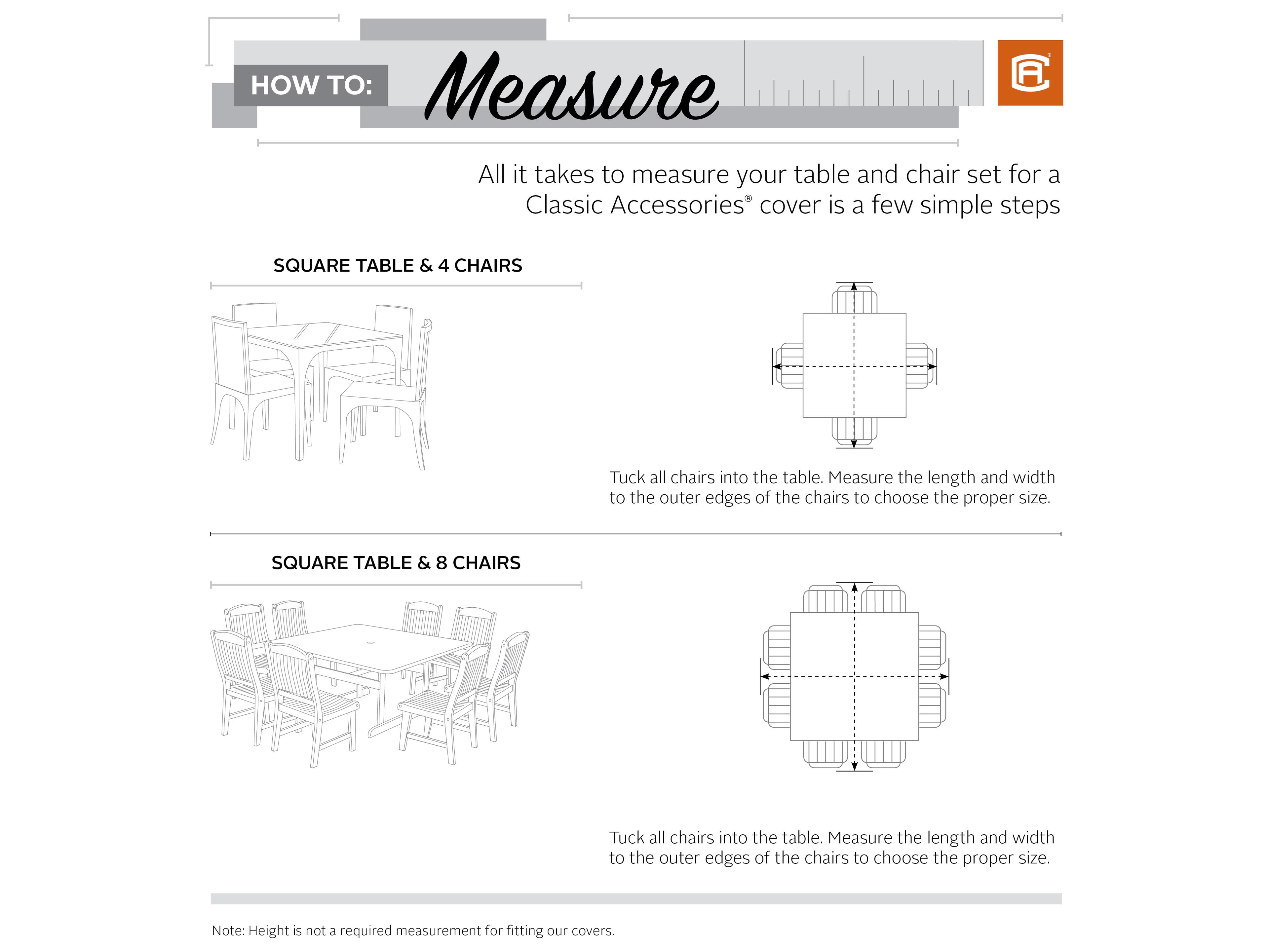 Duck Covers Veranda Pebble 40 Inch Medium Square Patio Table Cover