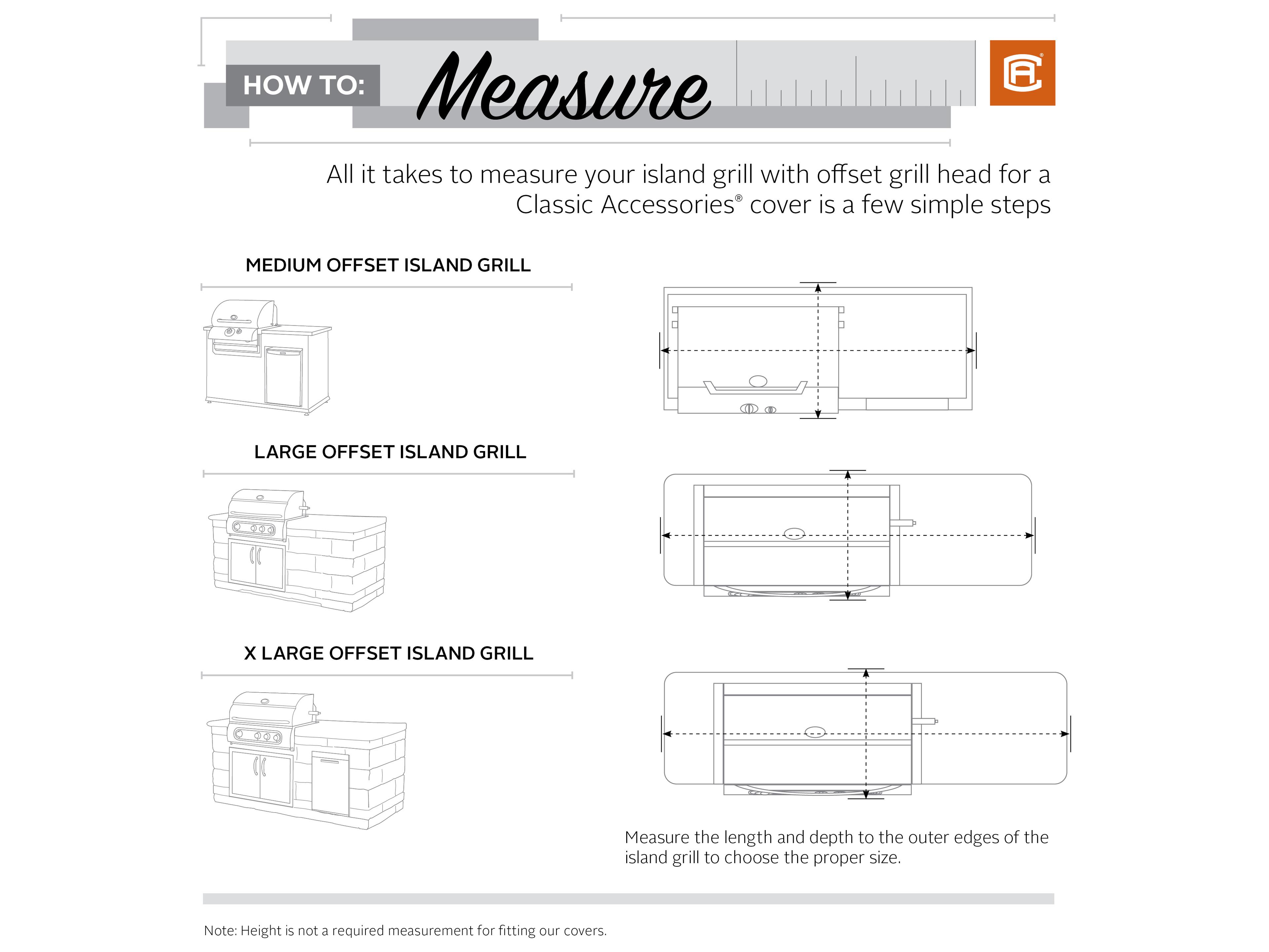 Duck Covers Veranda Pebble 45 Inch Medium Island Grill Cover