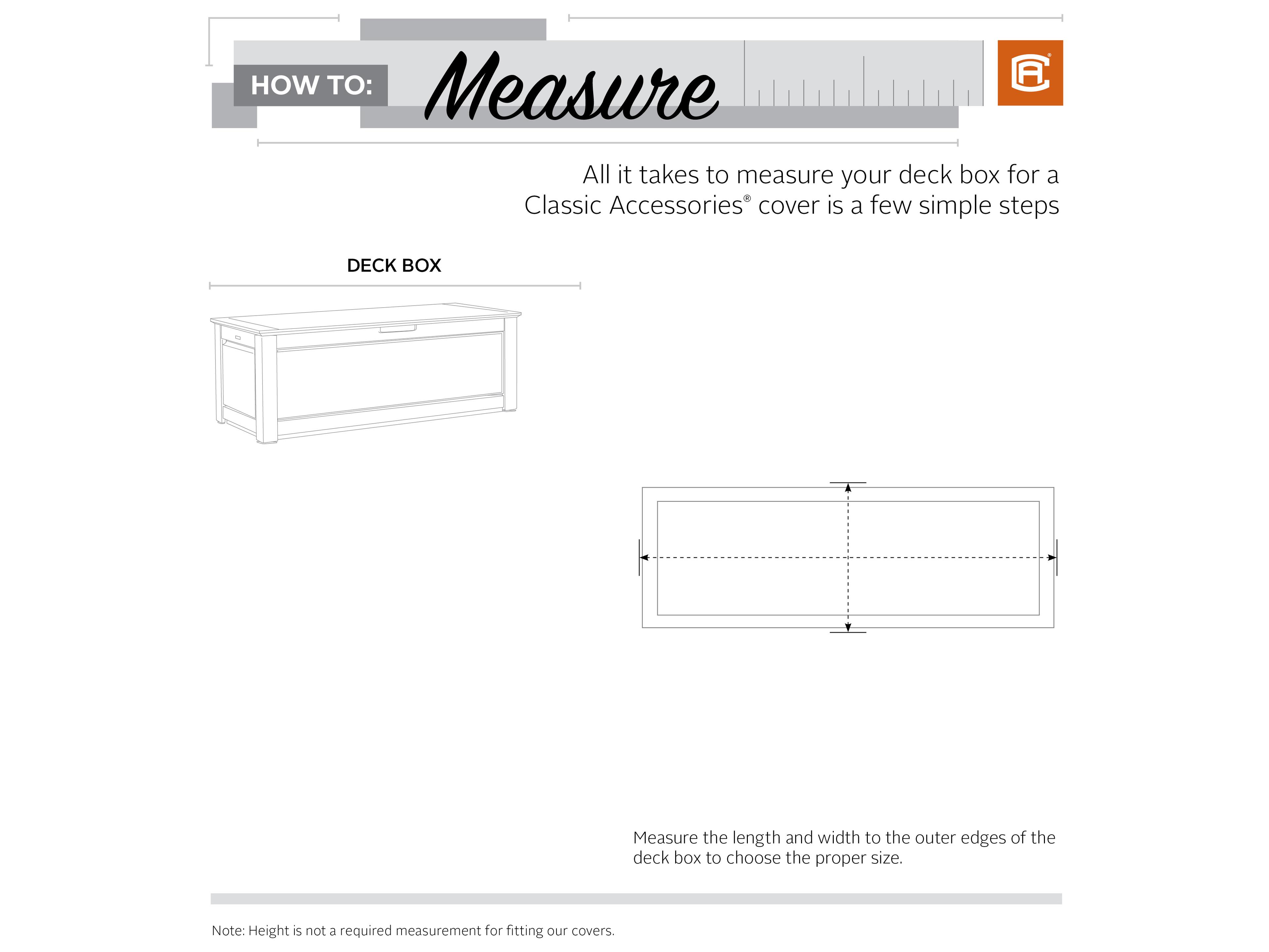 Duck Covers Veranda Pebble 55 Inch Deck Box Cover