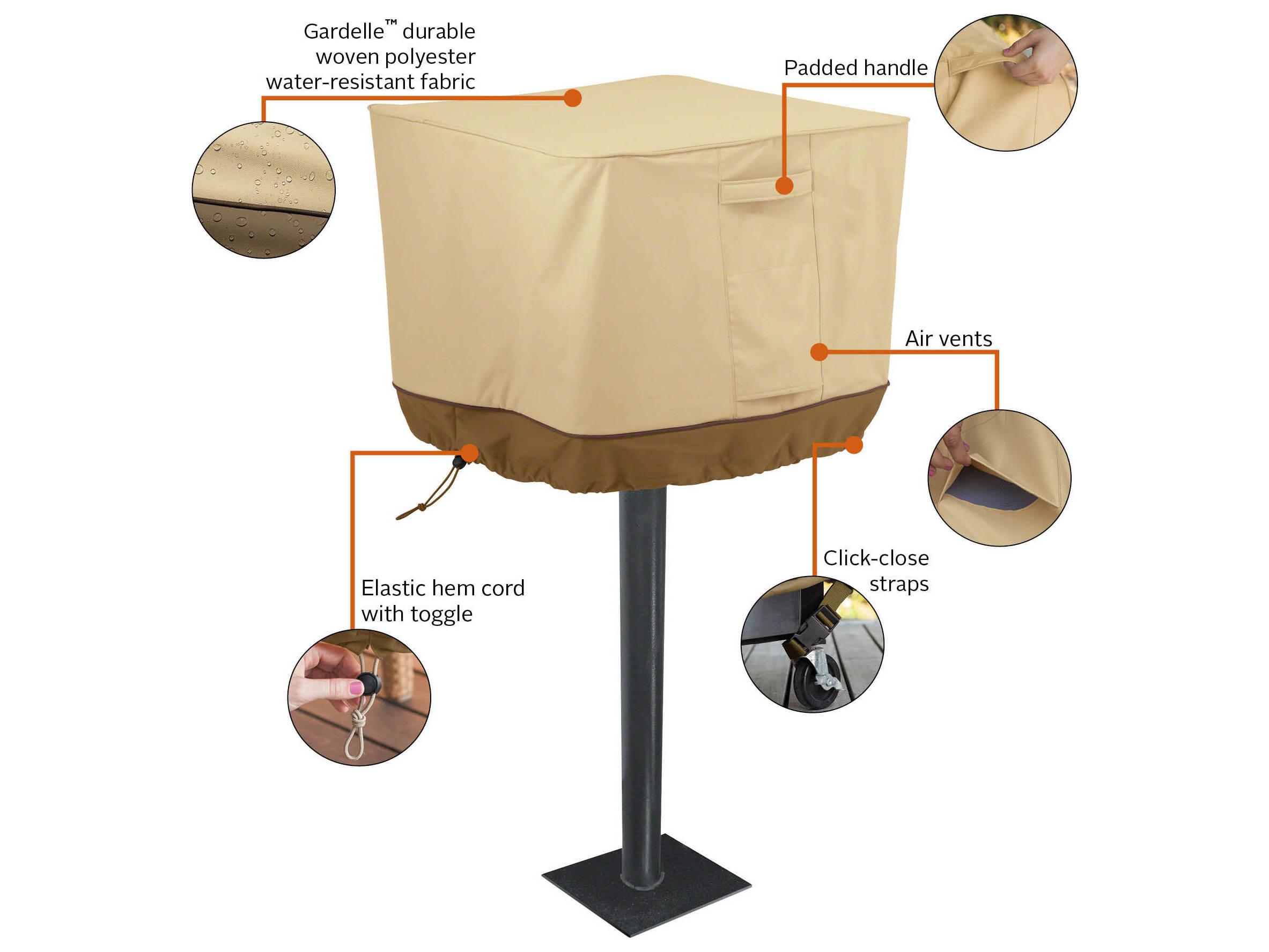 Duck Covers Veranda Pebble 23 Inch Park Style BBQ Grill Cover