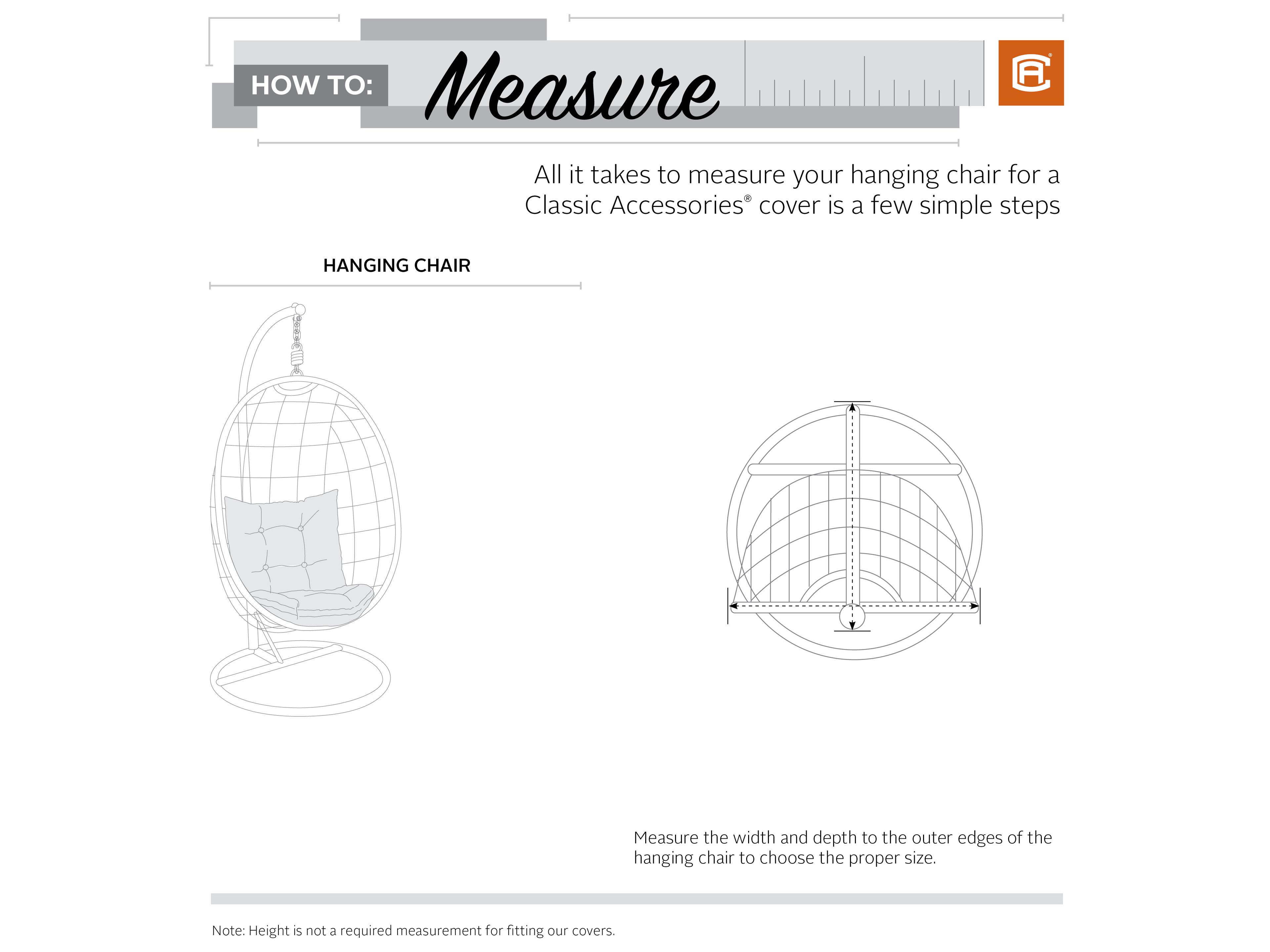 Duck Covers Veranda Pebble 45 Inch Hanging Chair & Stand Cover