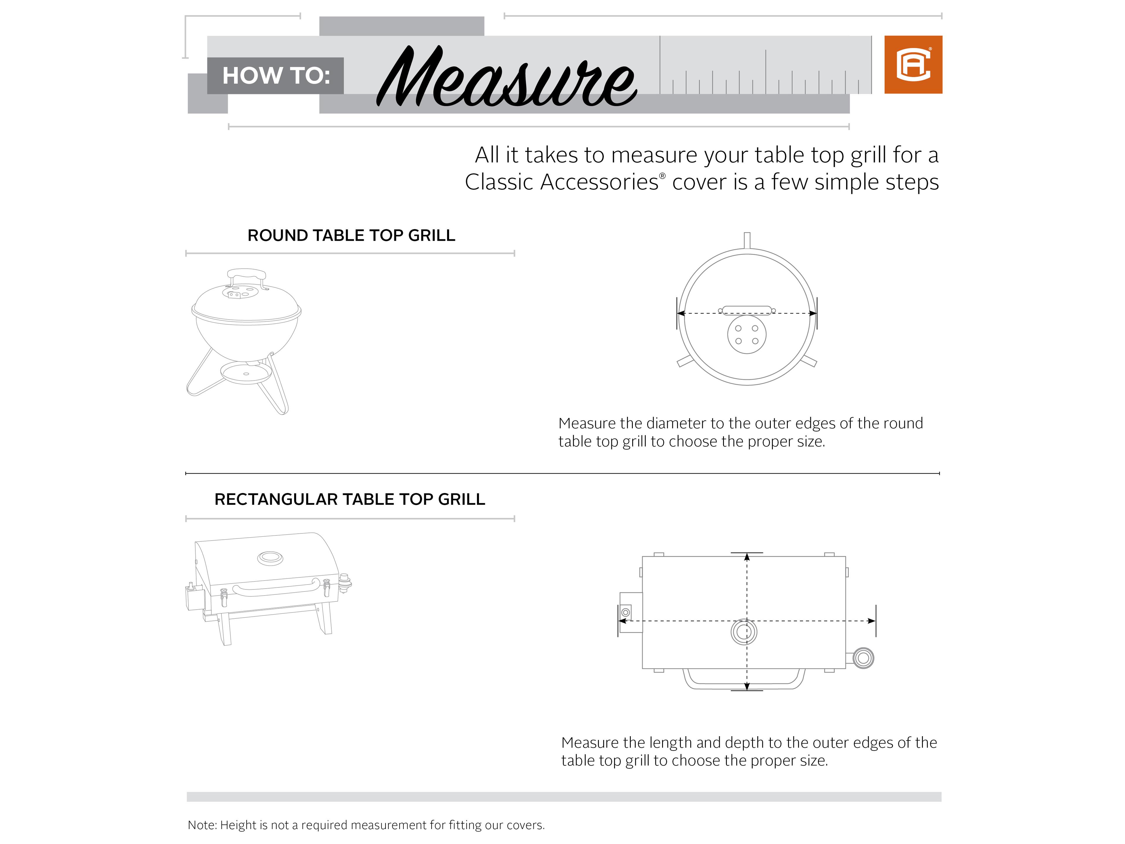 Duck Covers Veranda Pebble 22 Inch Round Table Top Grill Cover & Carry Bag