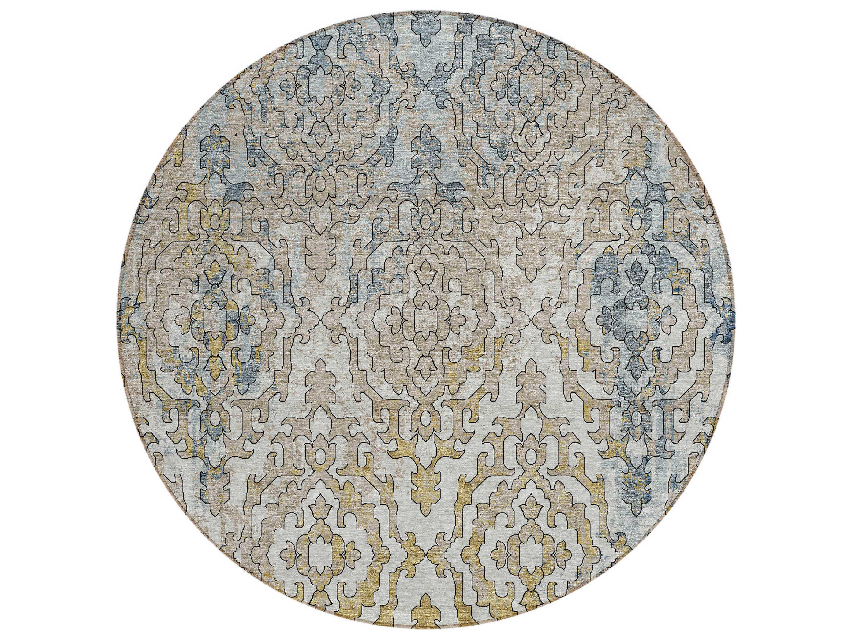 Dalyn Chantille Damask Runner Area Rug