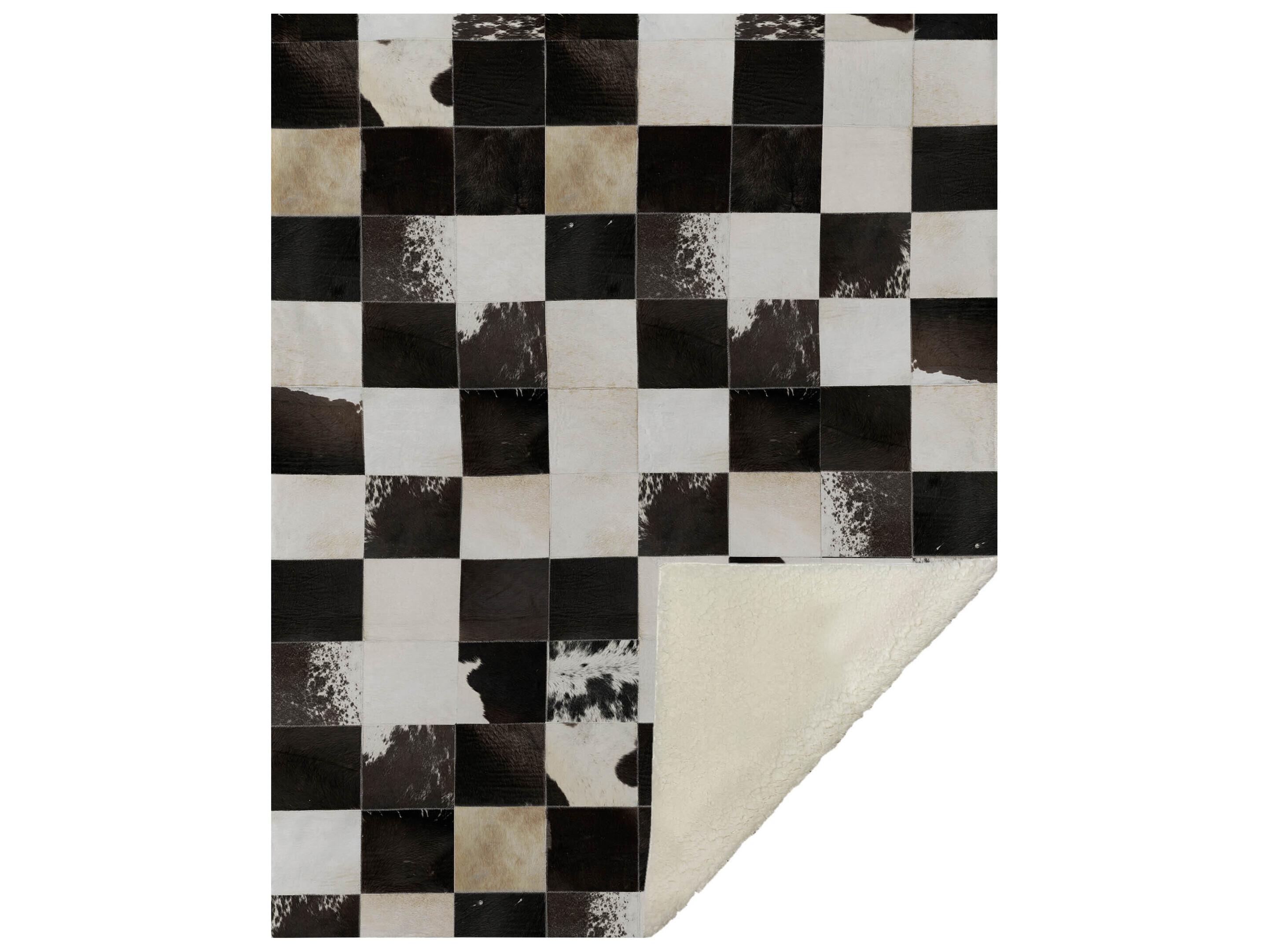 Dalyn Sherpa Black Polyester Throw