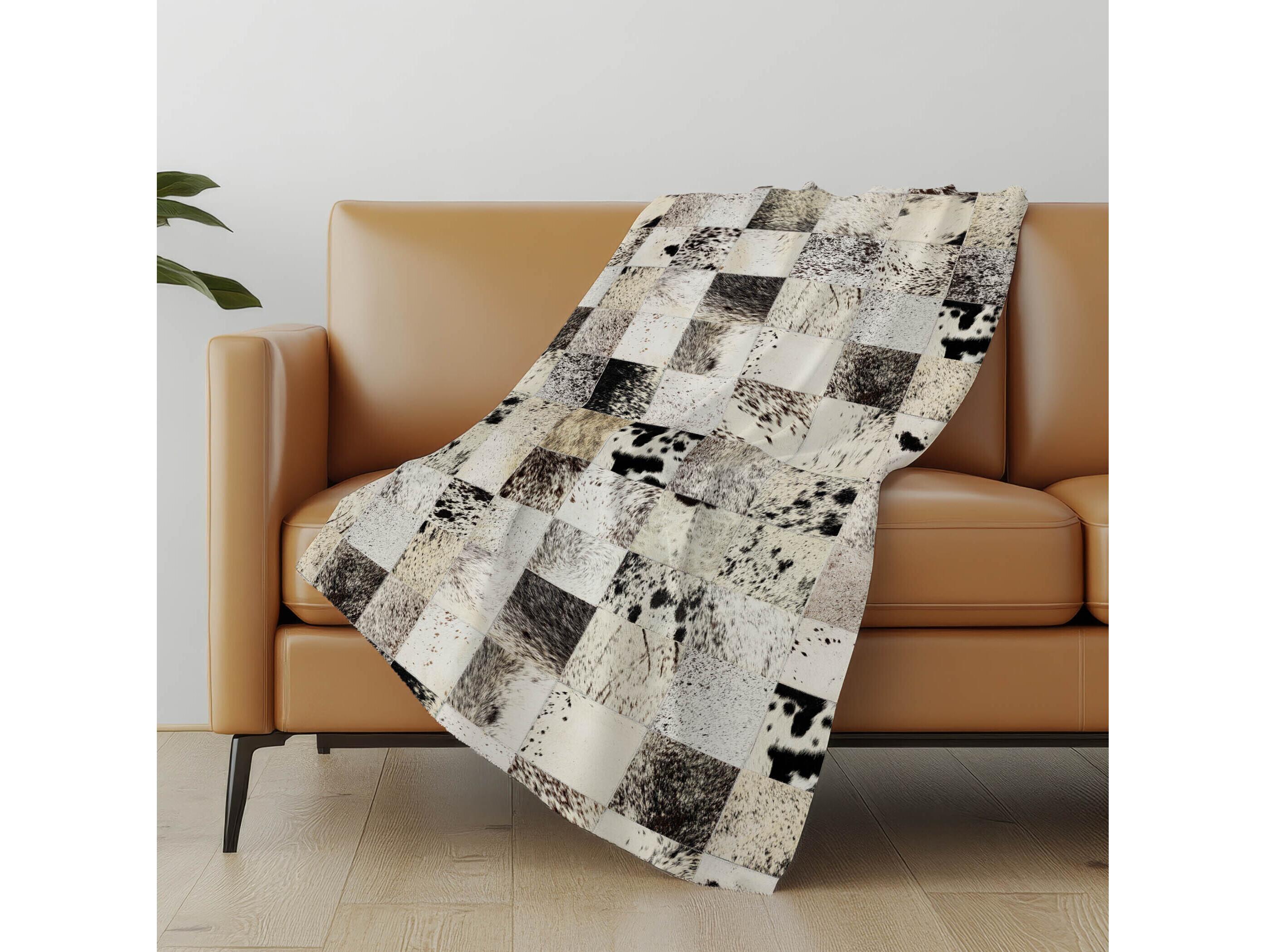 Dalyn Sherpa Black Polyester Throw