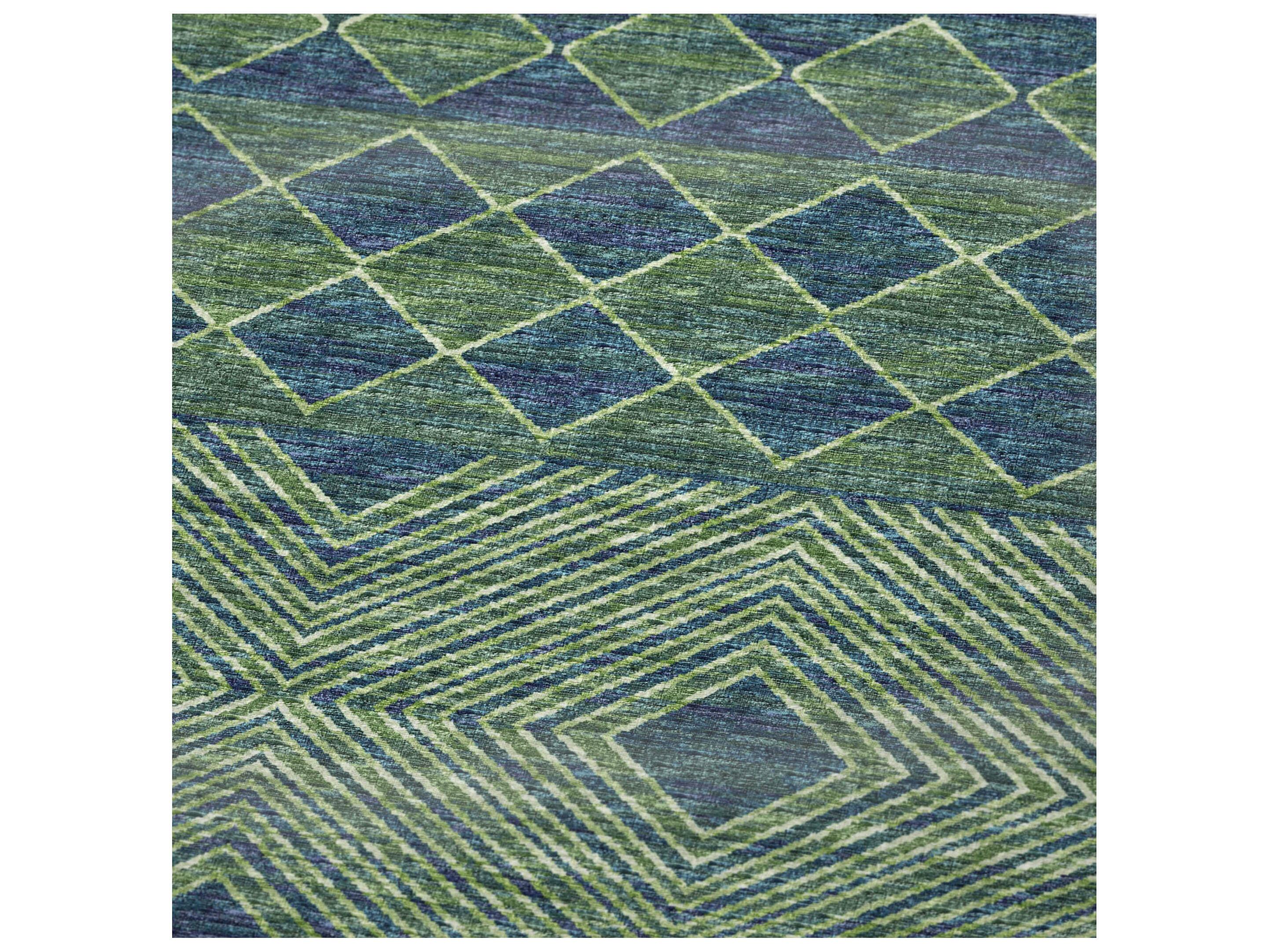 Dalyn Sherpa Green Polyester Throw