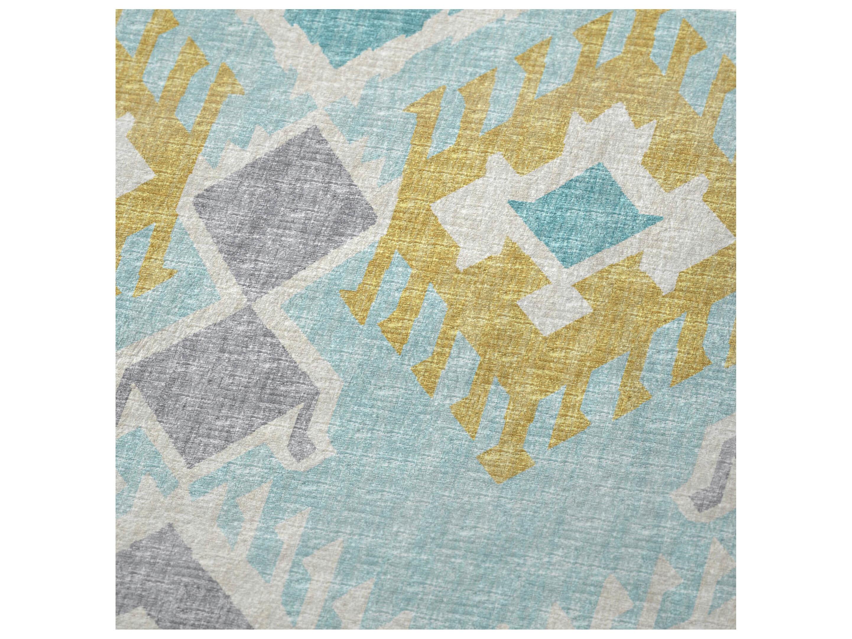 Dalyn Sherpa Blue Polyester Throw