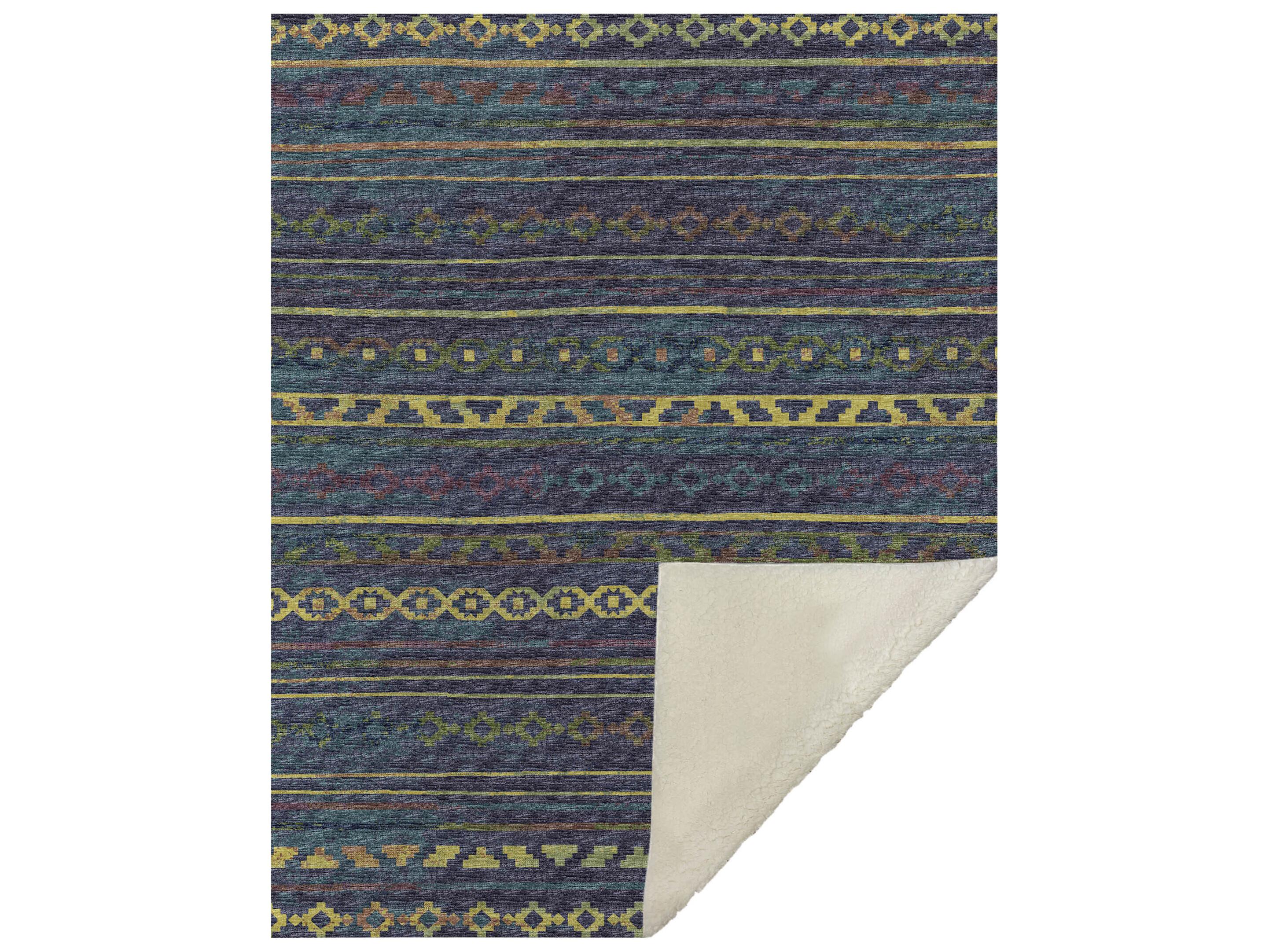 Dalyn Sherpa Multi Polyester Throw