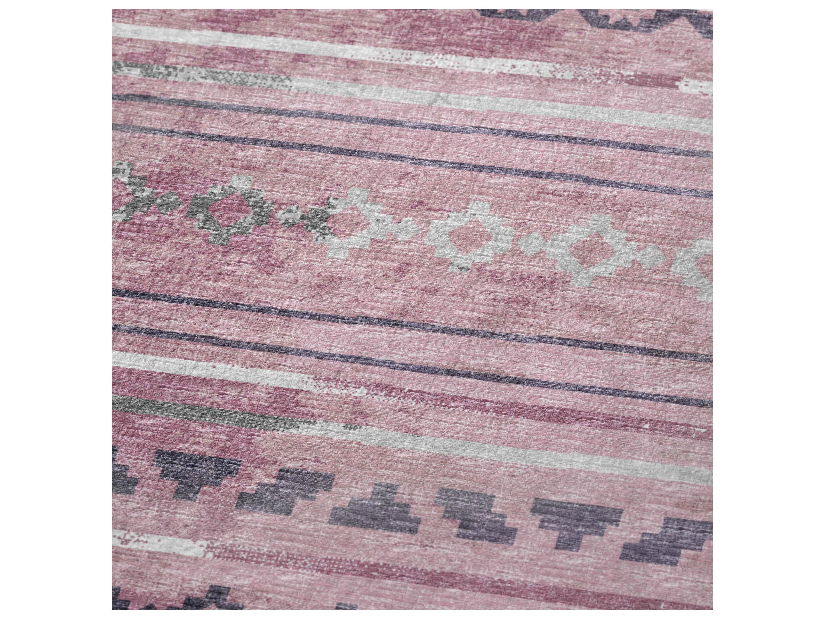 Dalyn Sherpa Pink Polyester Throw
