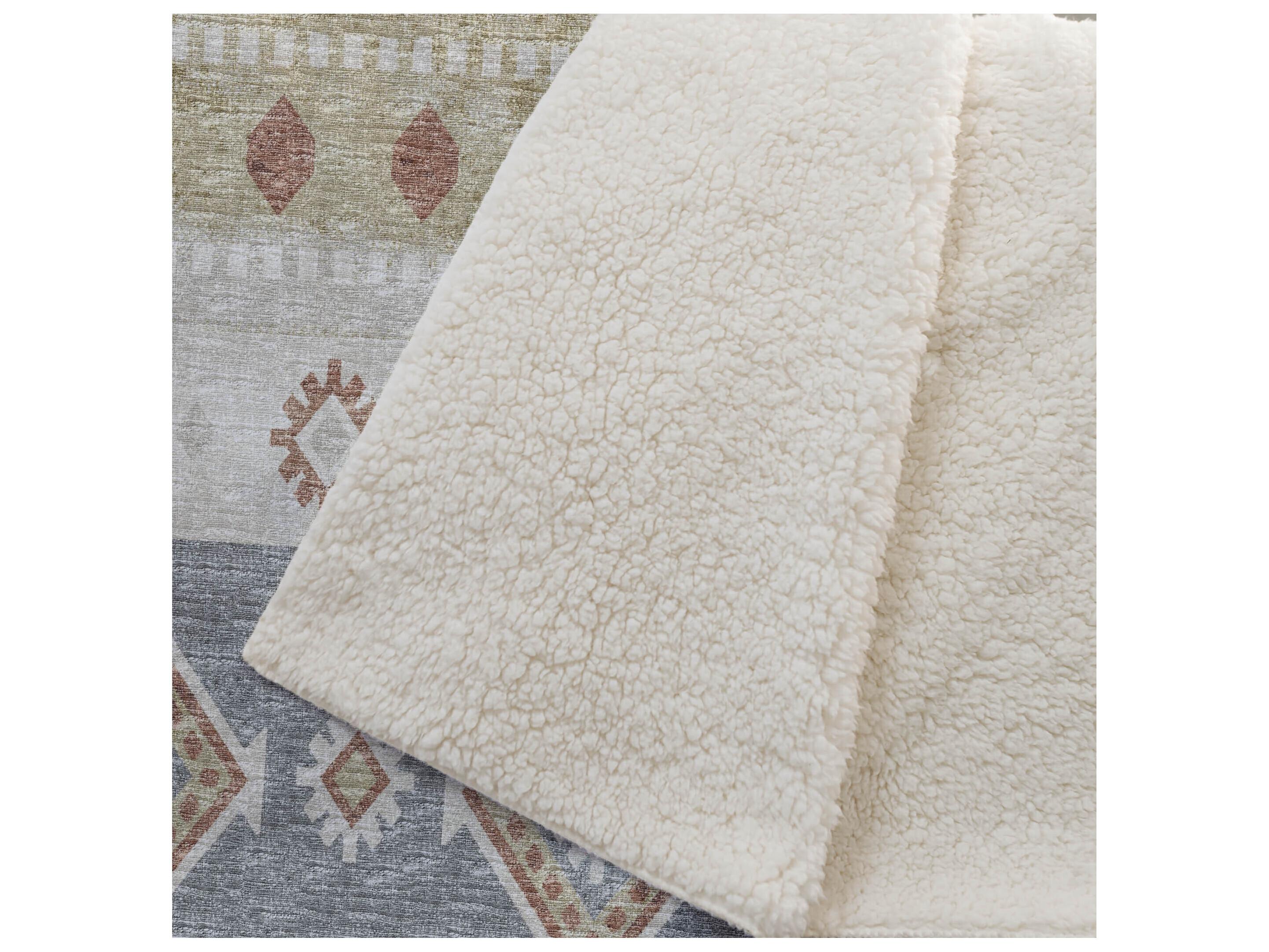 Dalyn Sherpa Multi Polyester Throw