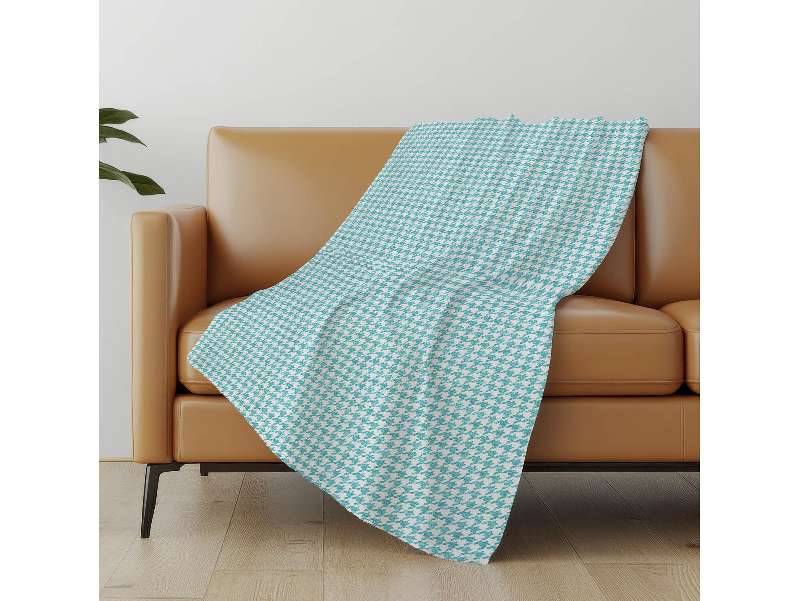 Dalyn Sherpa Blue Polyester Throw