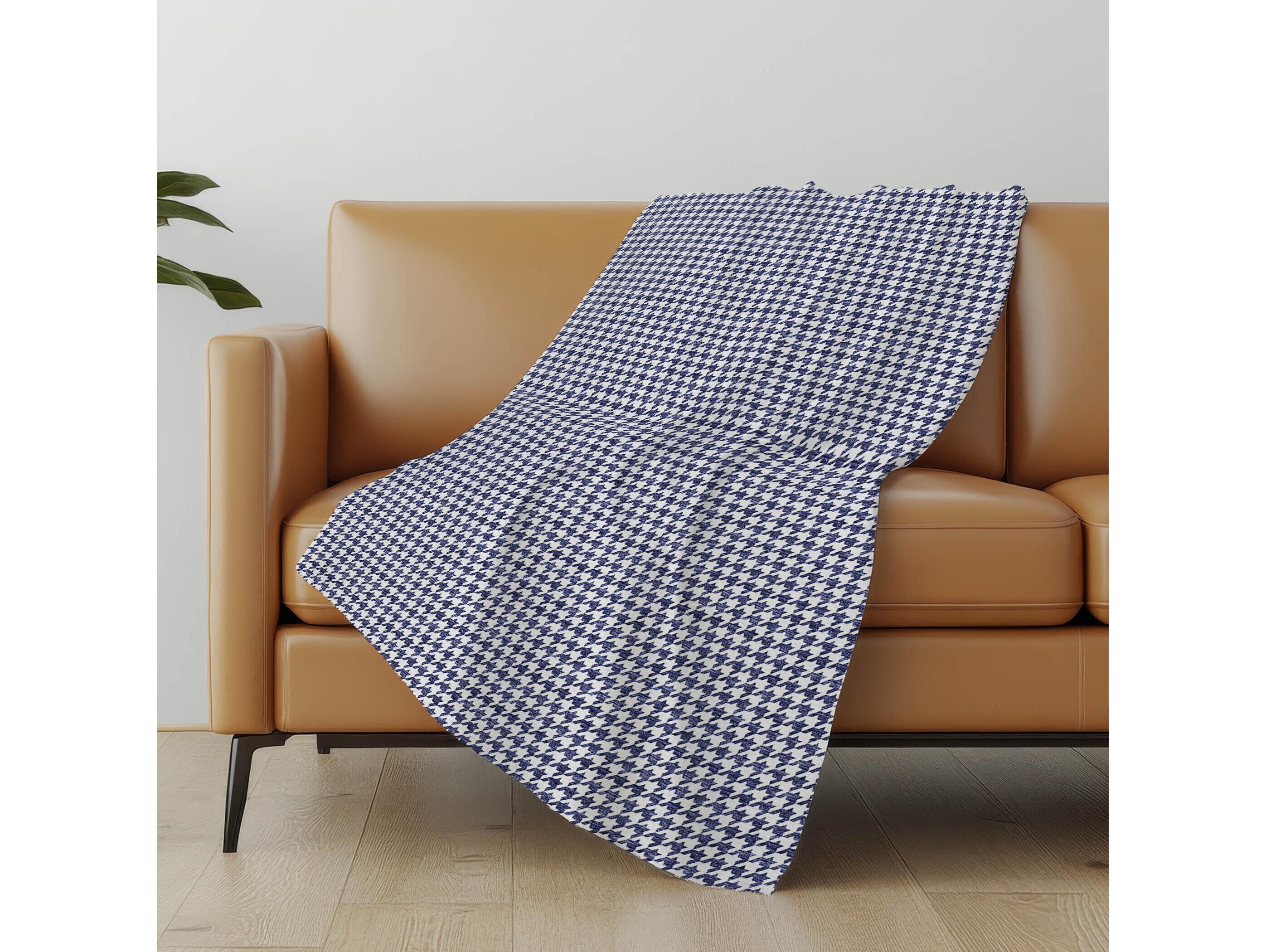 Dalyn Sherpa Blue Polyester Throw