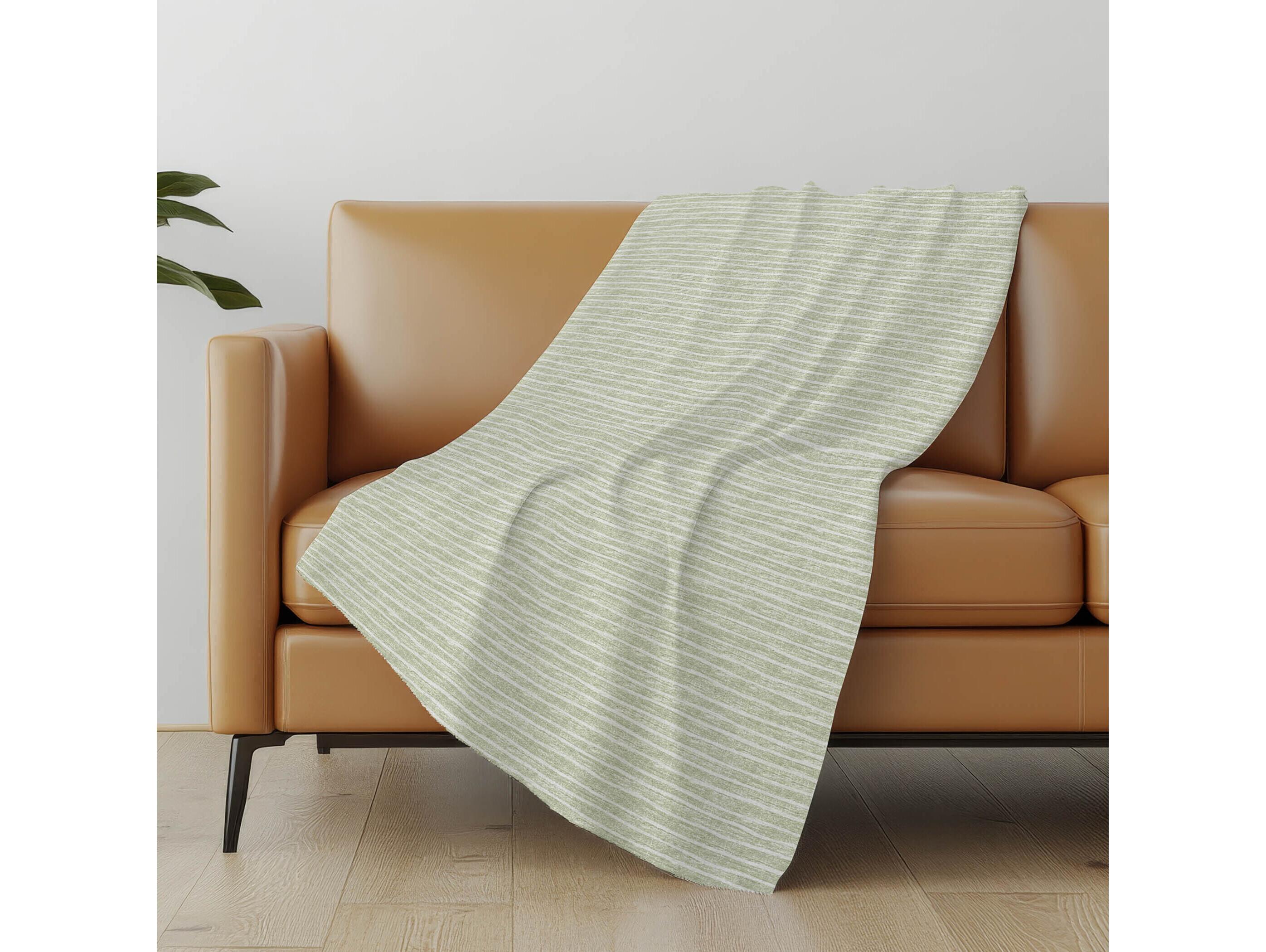 Dalyn Sherpa Green  Polyester Throw