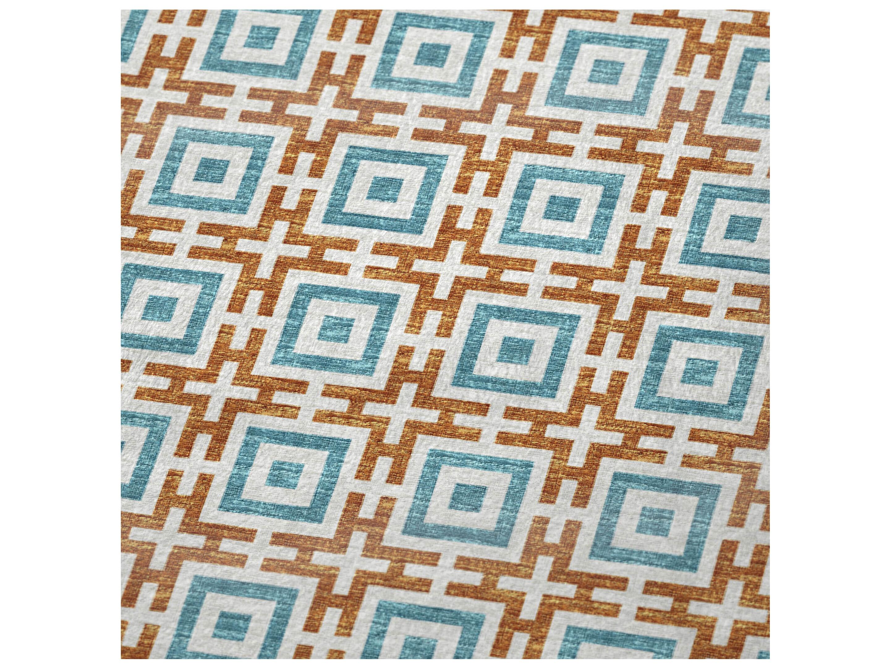 Dalyn Sherpa Orange Polyester Throw