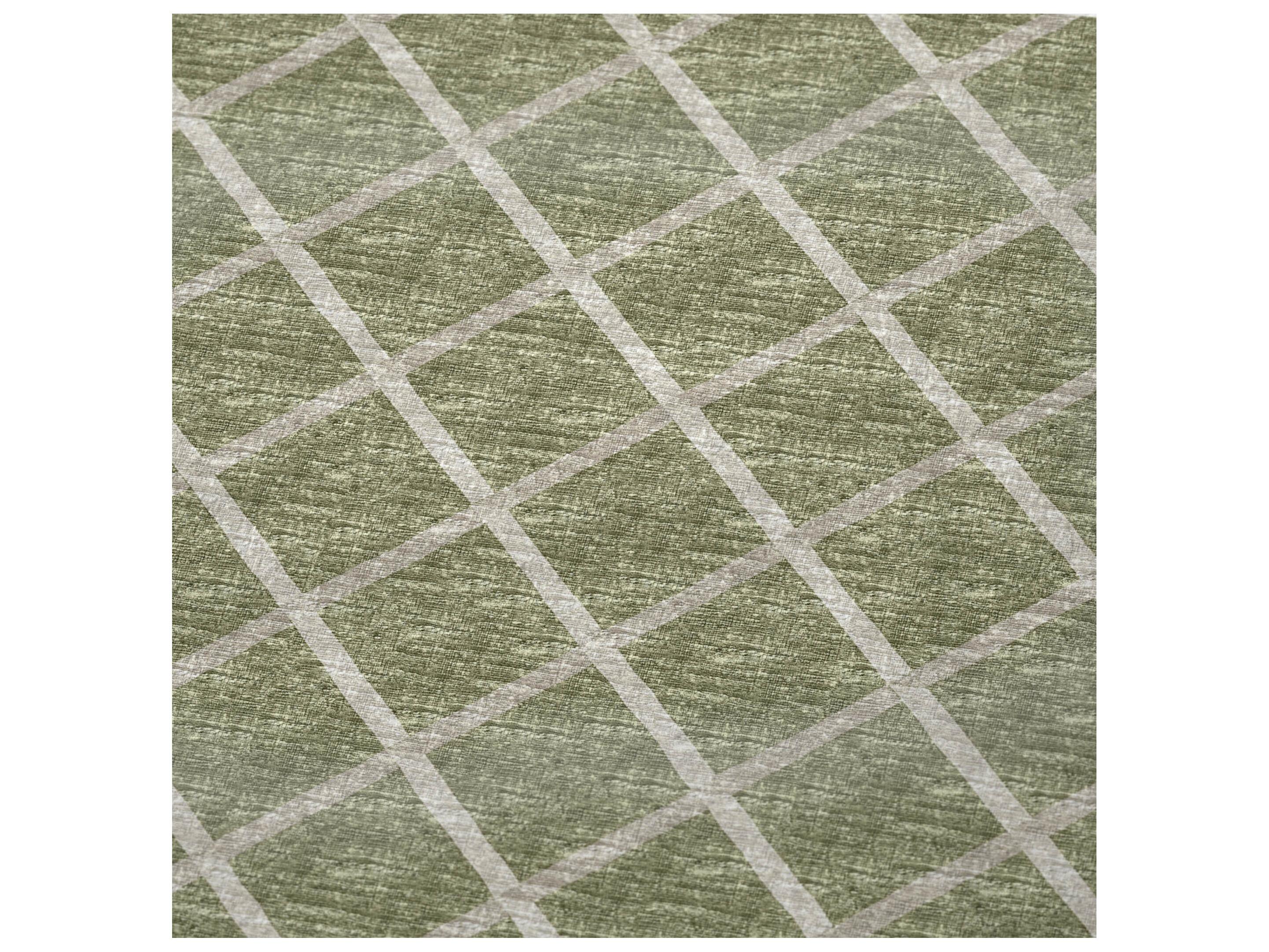 Dalyn Sherpa Green Polyester Throw