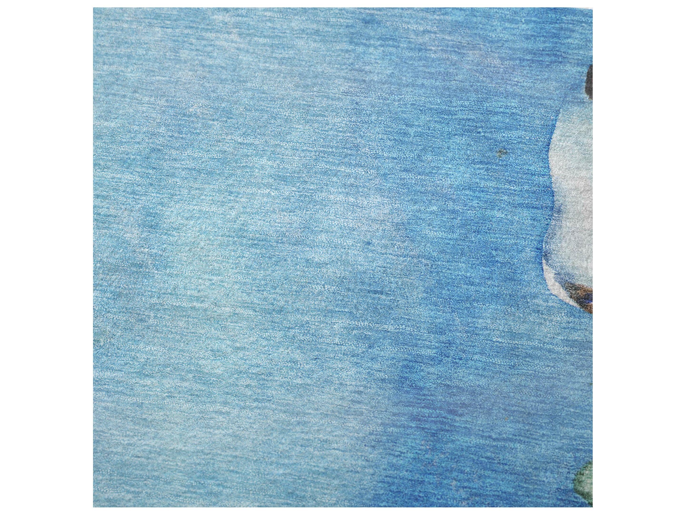 Dalyn Sherpa Blue Polyester Throw