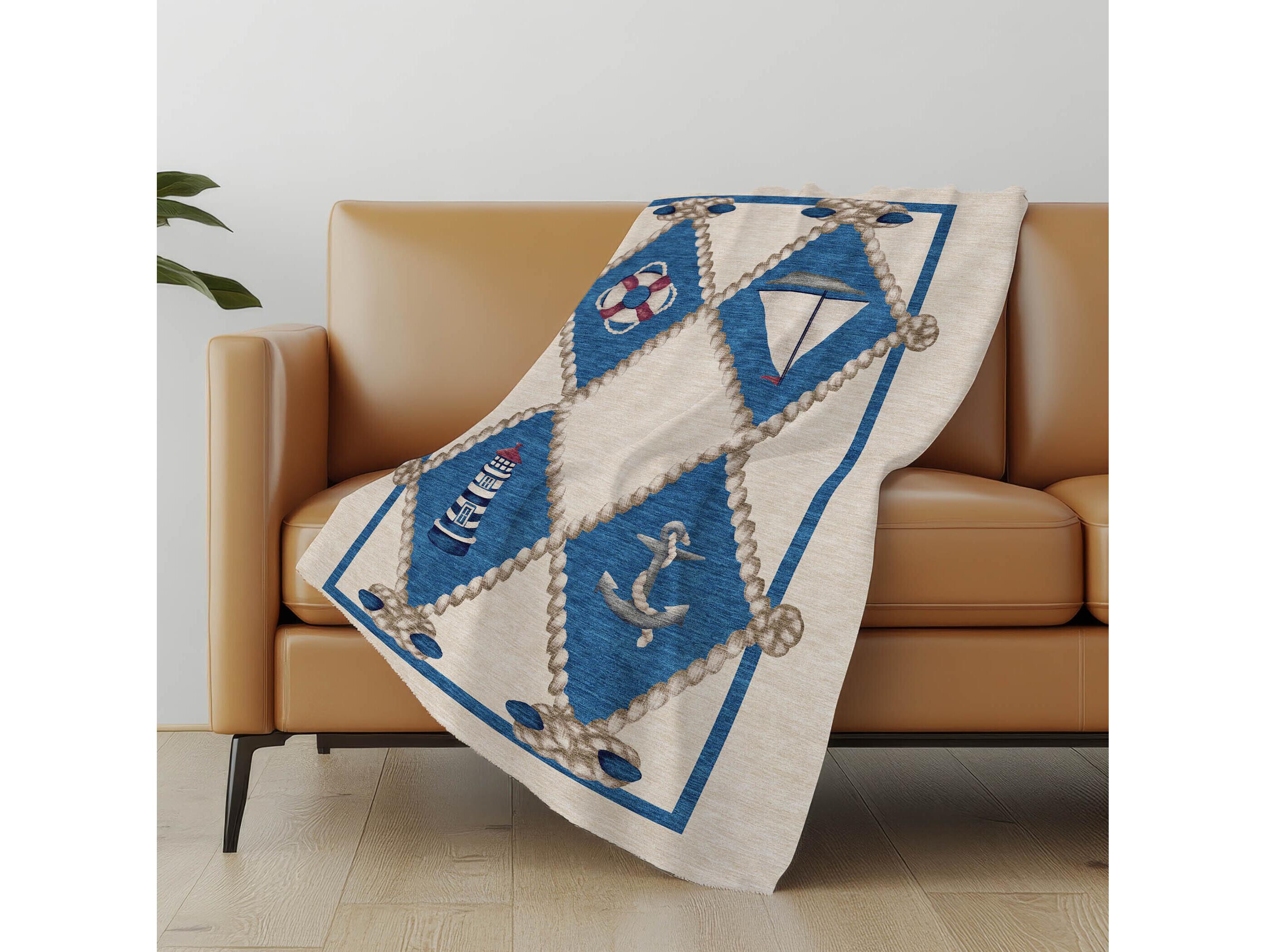 Dalyn Sherpa Ivory Polyester Throw