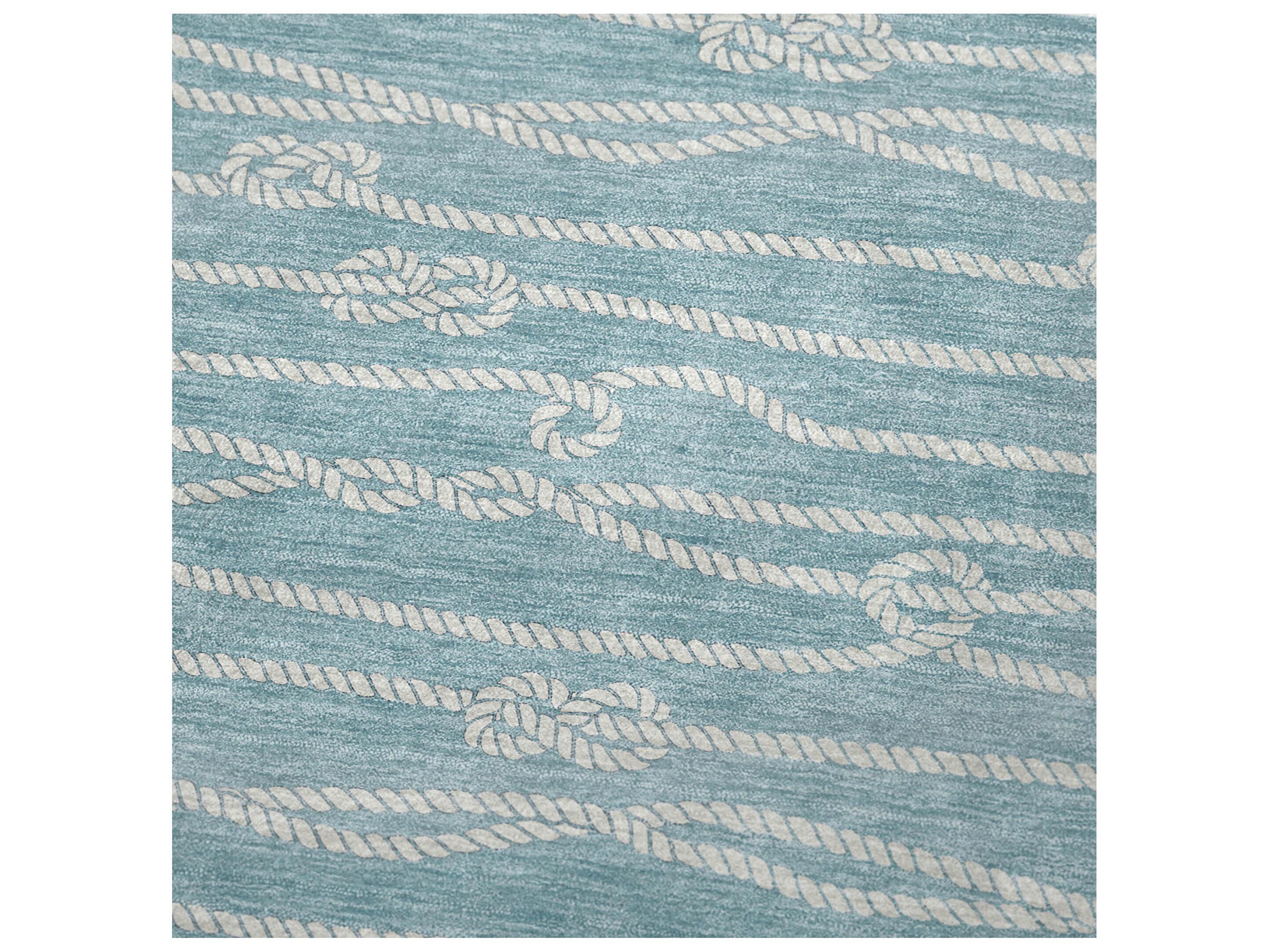 Dalyn Sherpa Blue Polyester Throw