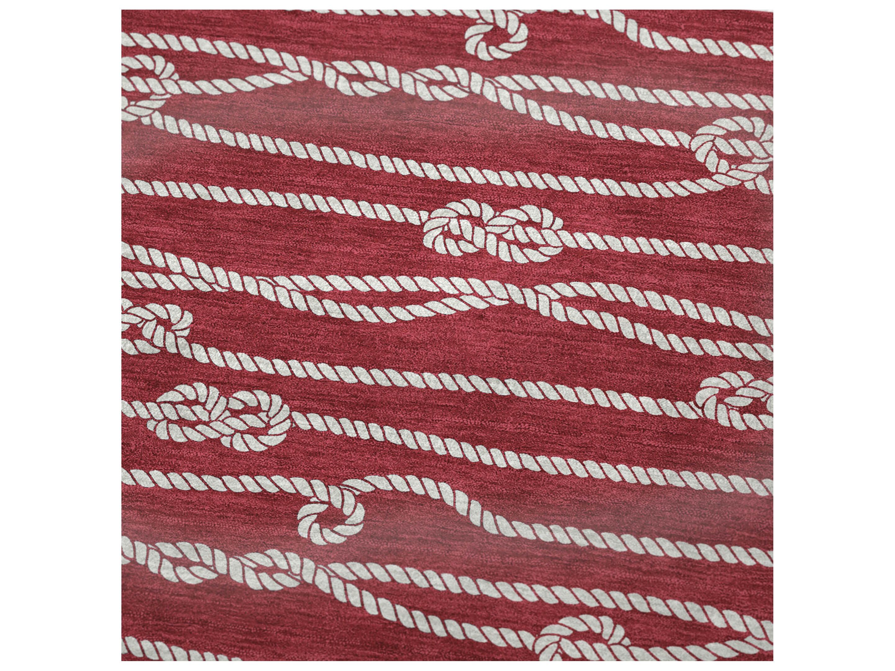 Dalyn Sherpa Red Polyester Throw
