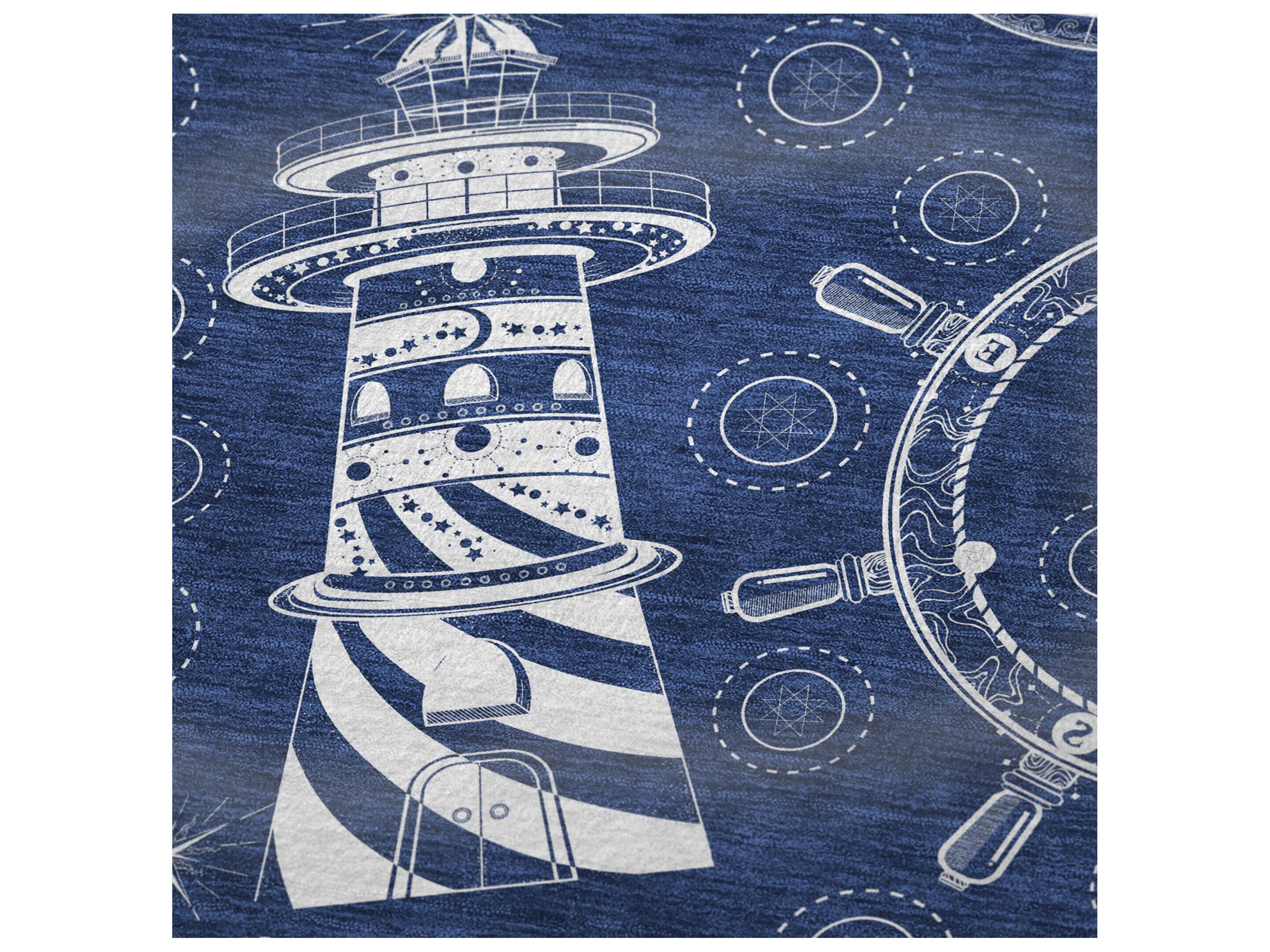 Dalyn Sherpa Blue Polyester Throw