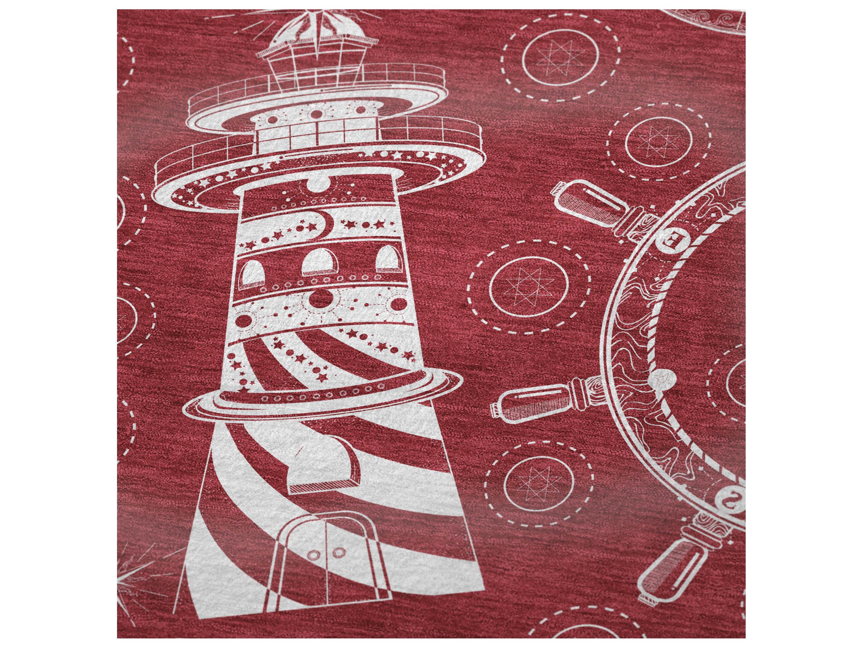 Dalyn Sherpa Red Polyester Throw