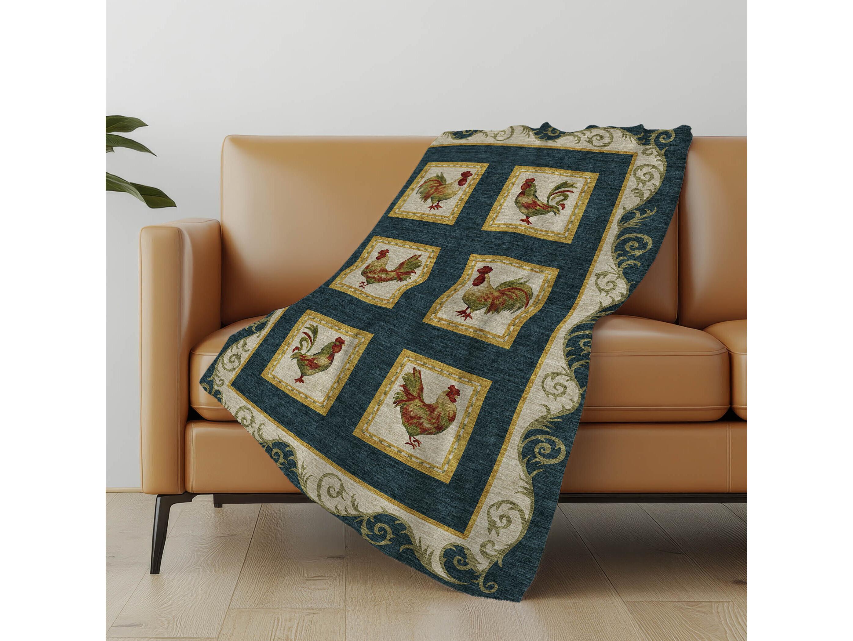 Dalyn Sherpa Black Polyester Throw