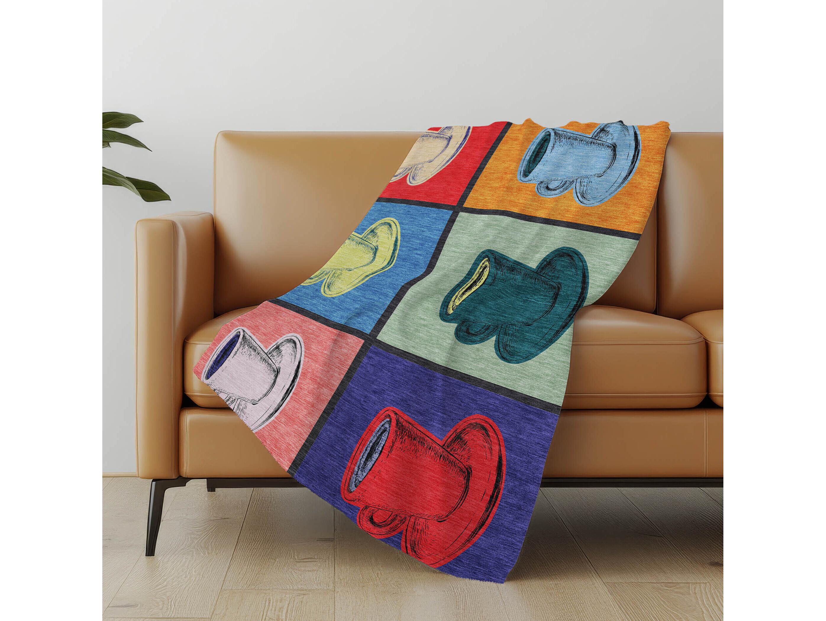 Dalyn Sherpa Multi Polyester Throw