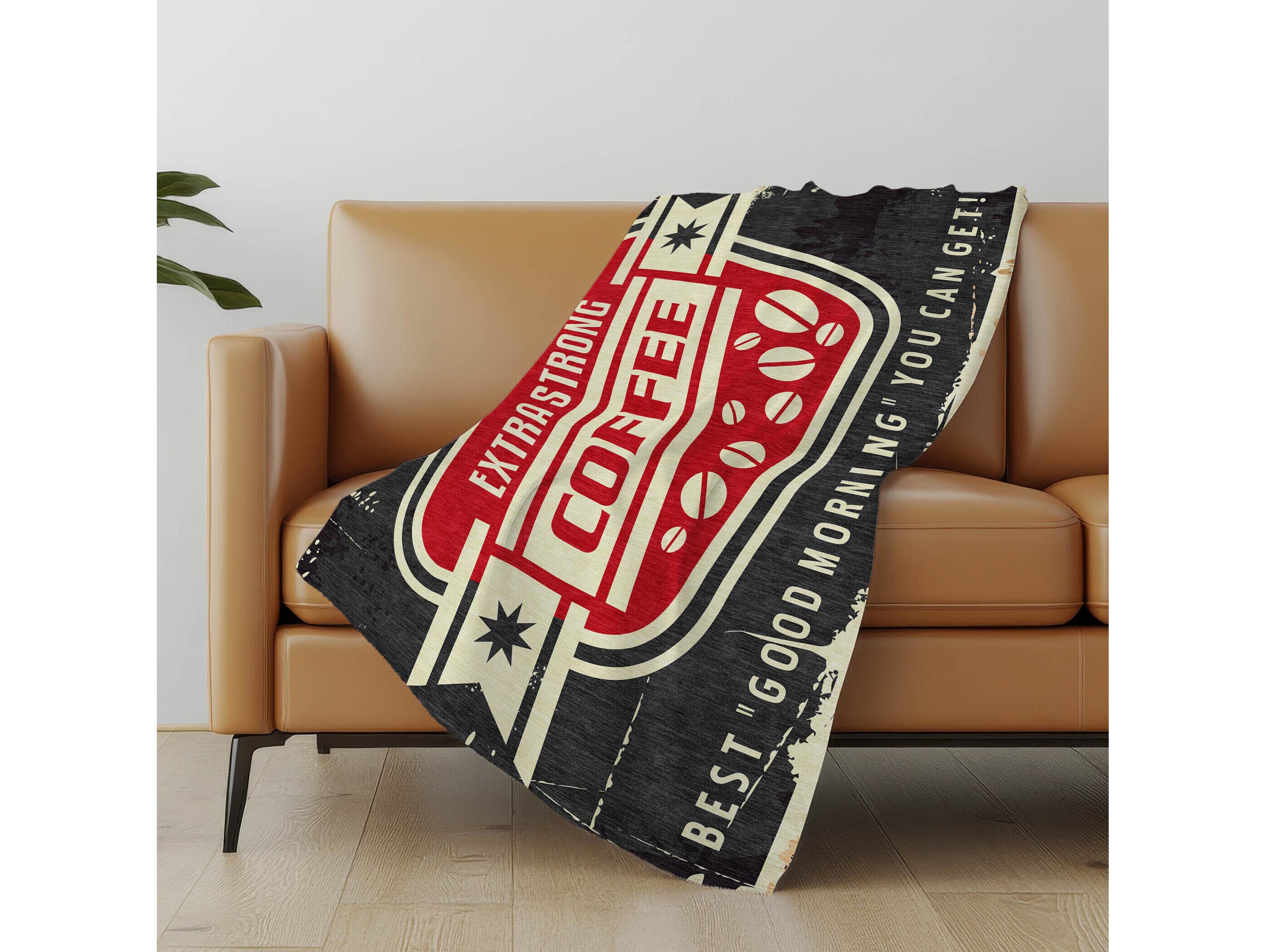 Dalyn Sherpa Black Polyester Throw