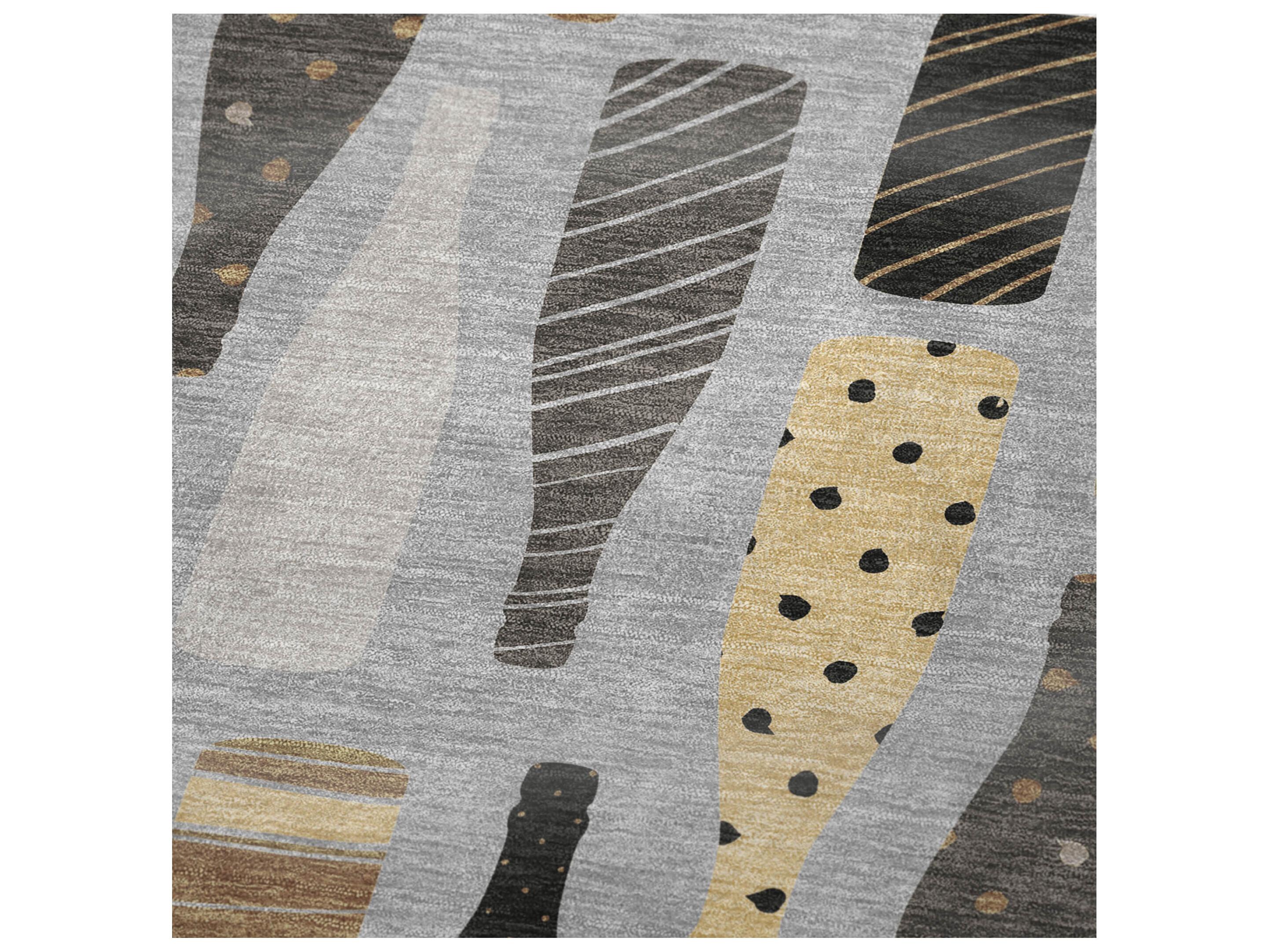 Dalyn Sherpa Gray Polyester Throw