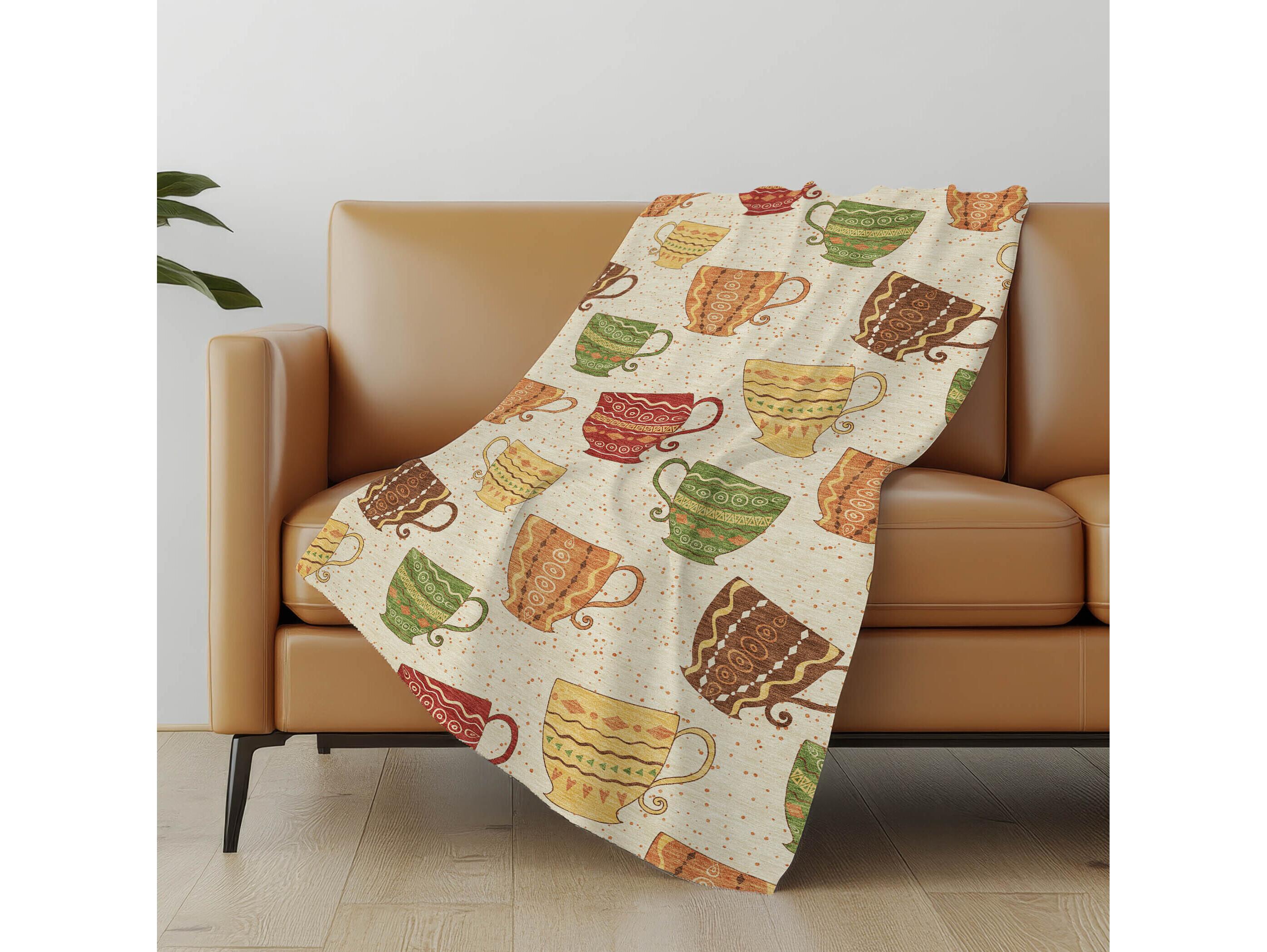 Dalyn Sherpa Ivory Polyester Throw