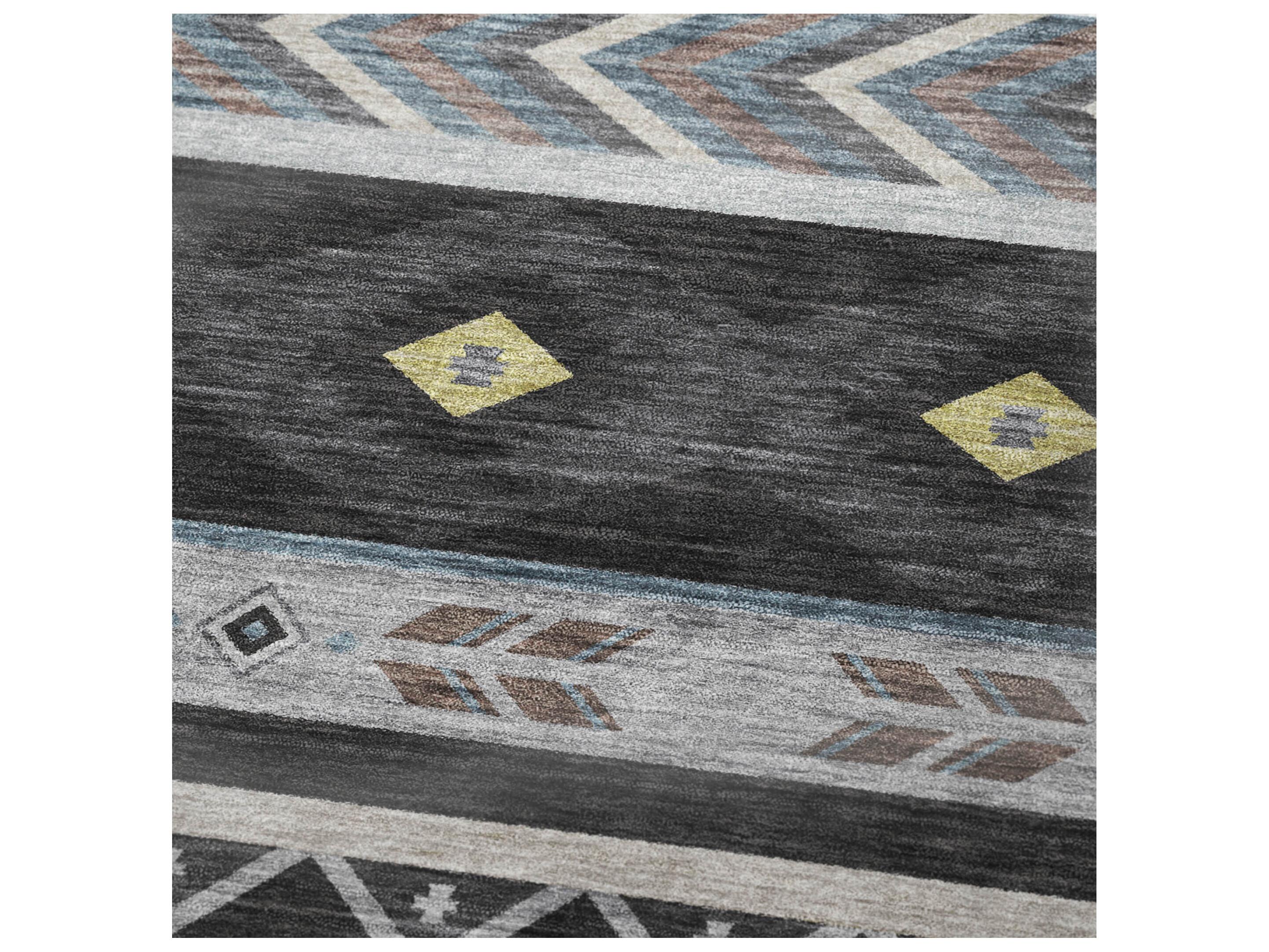 Dalyn Sherpa Black Polyester Throw