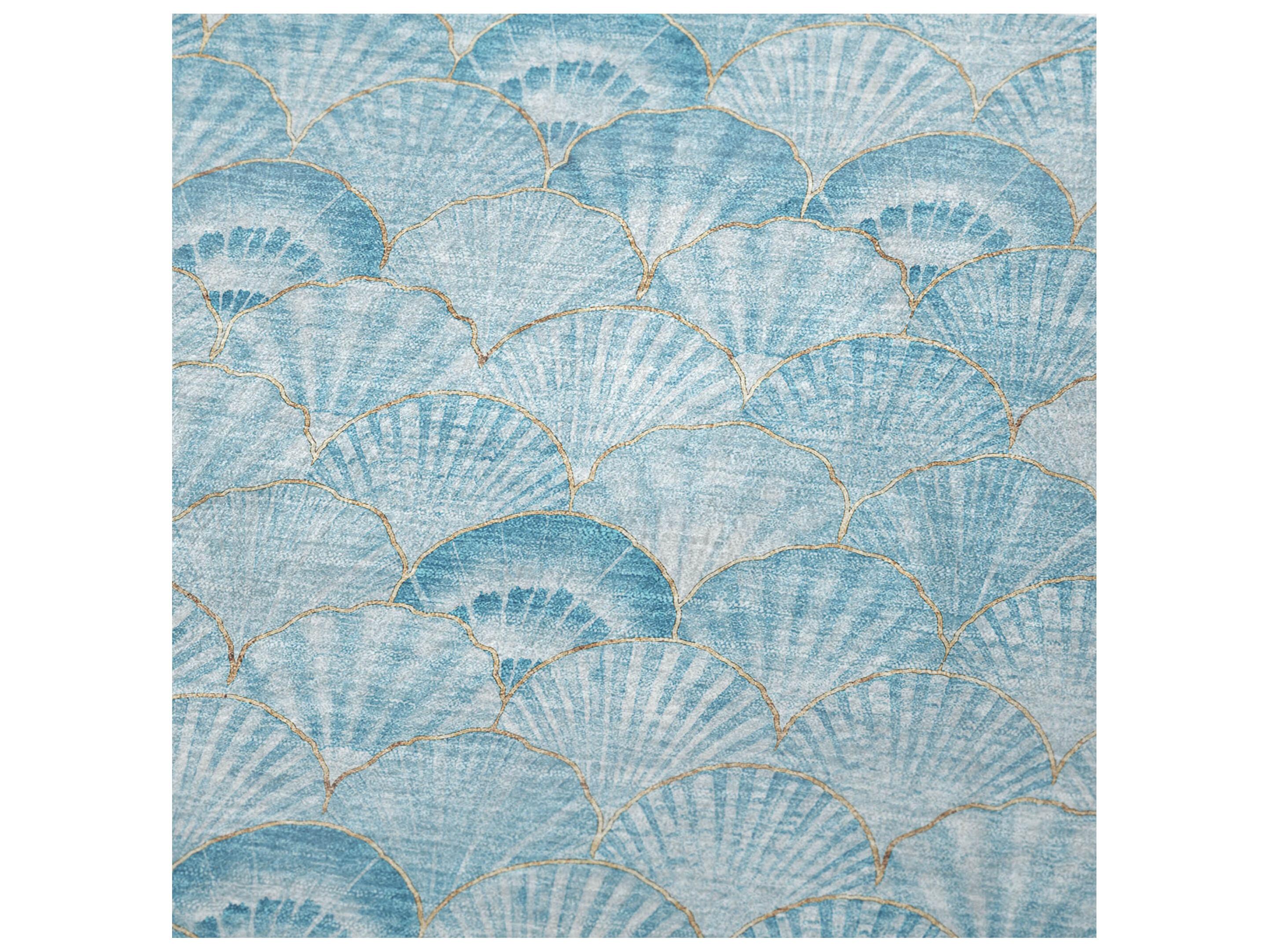 Dalyn Sherpa Teal Polyester Throw