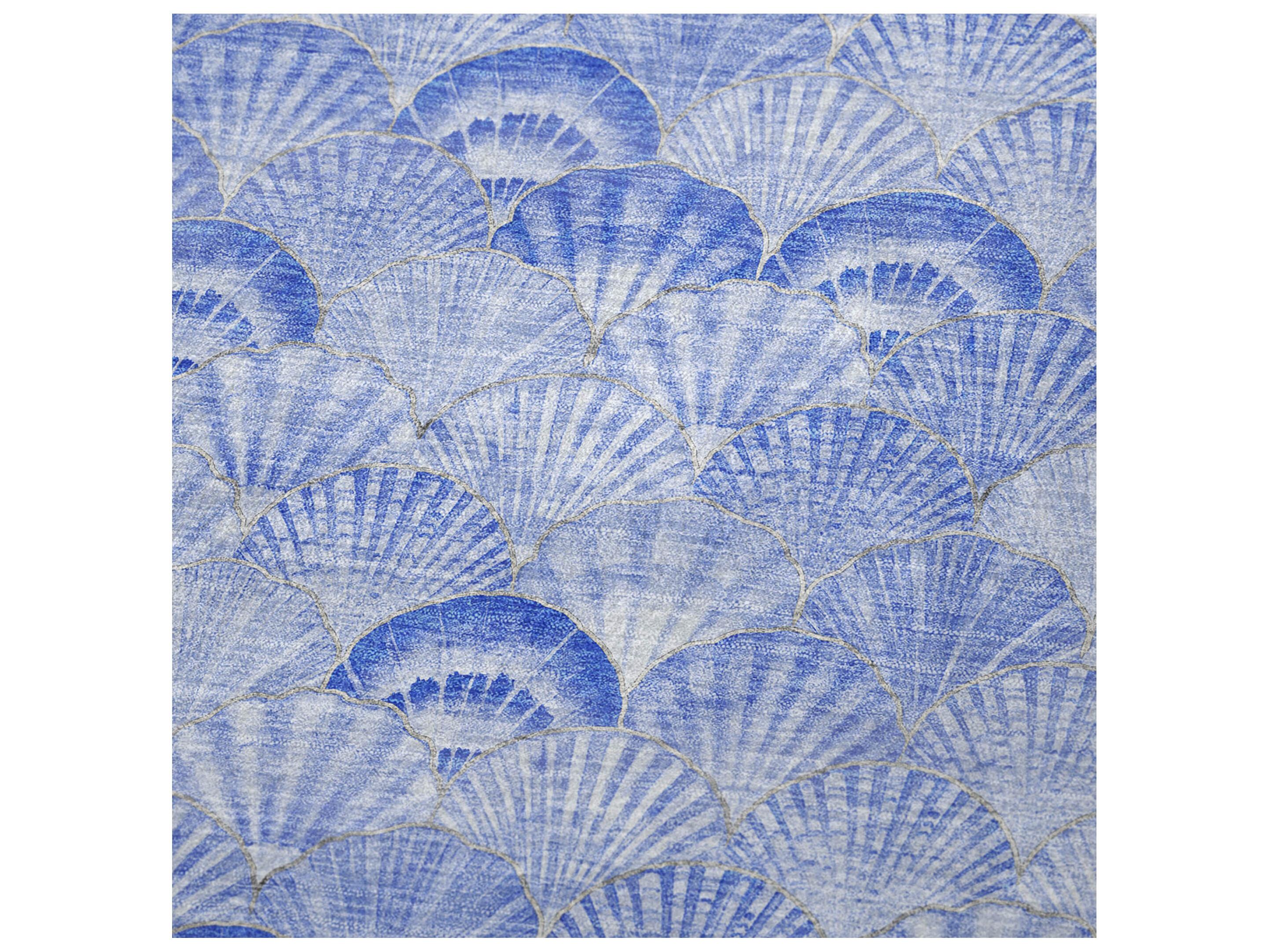 Dalyn Sherpa Blue Polyester Throw