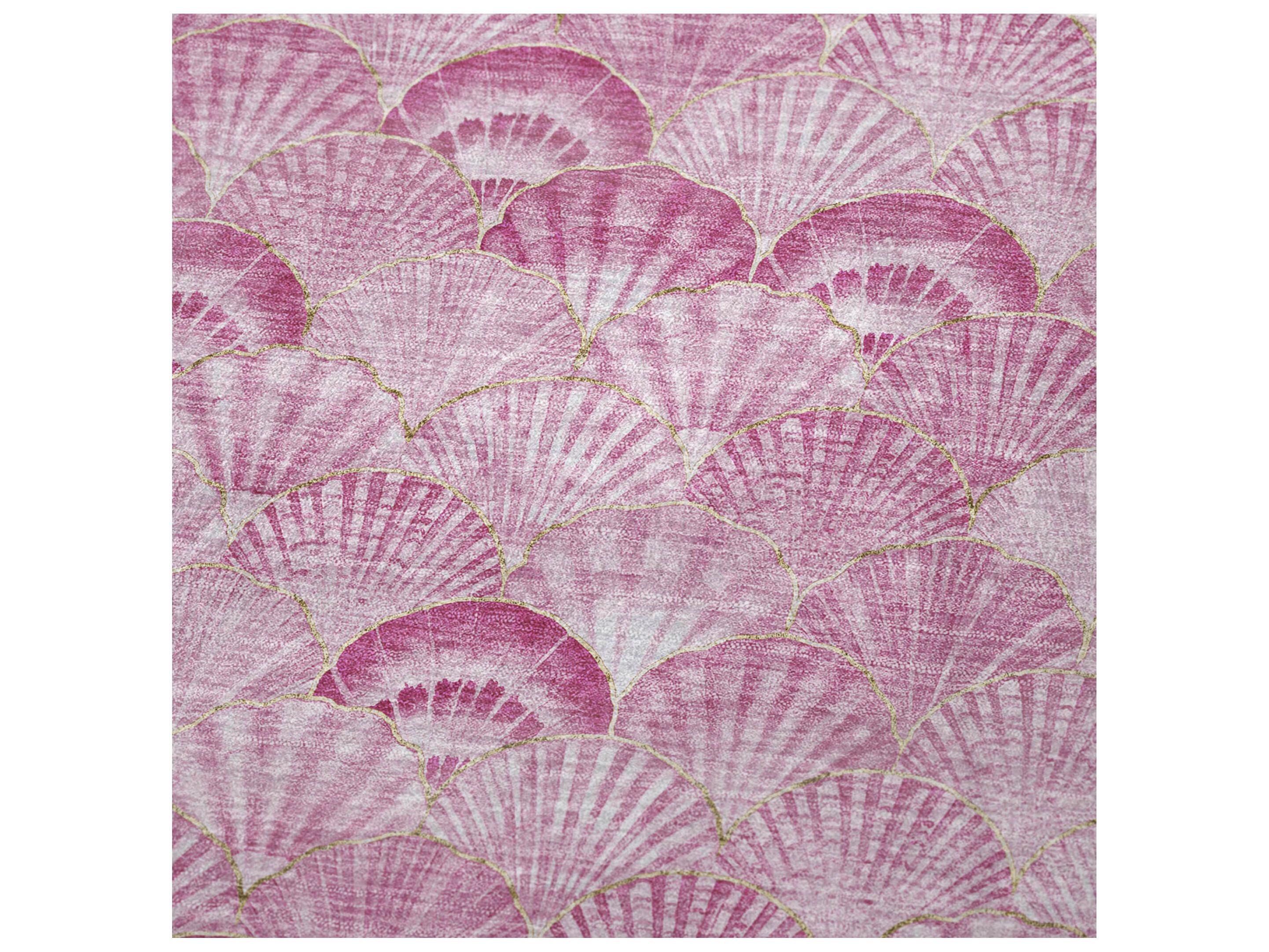 Dalyn Sherpa Pink Polyester Throw